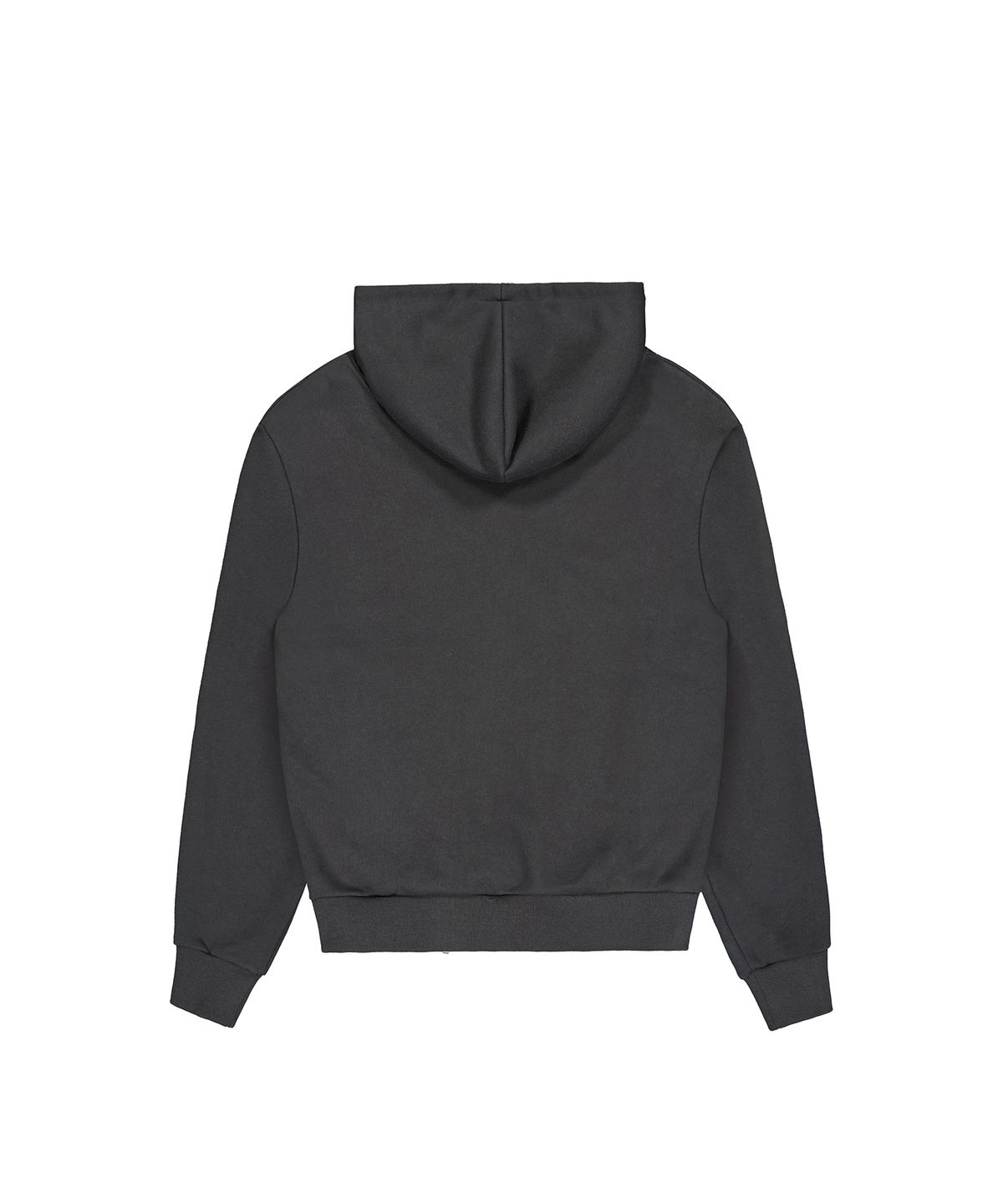 락케이크(ROCKCAKE) Asymmetry Zip Up Hoodie - Charcoal