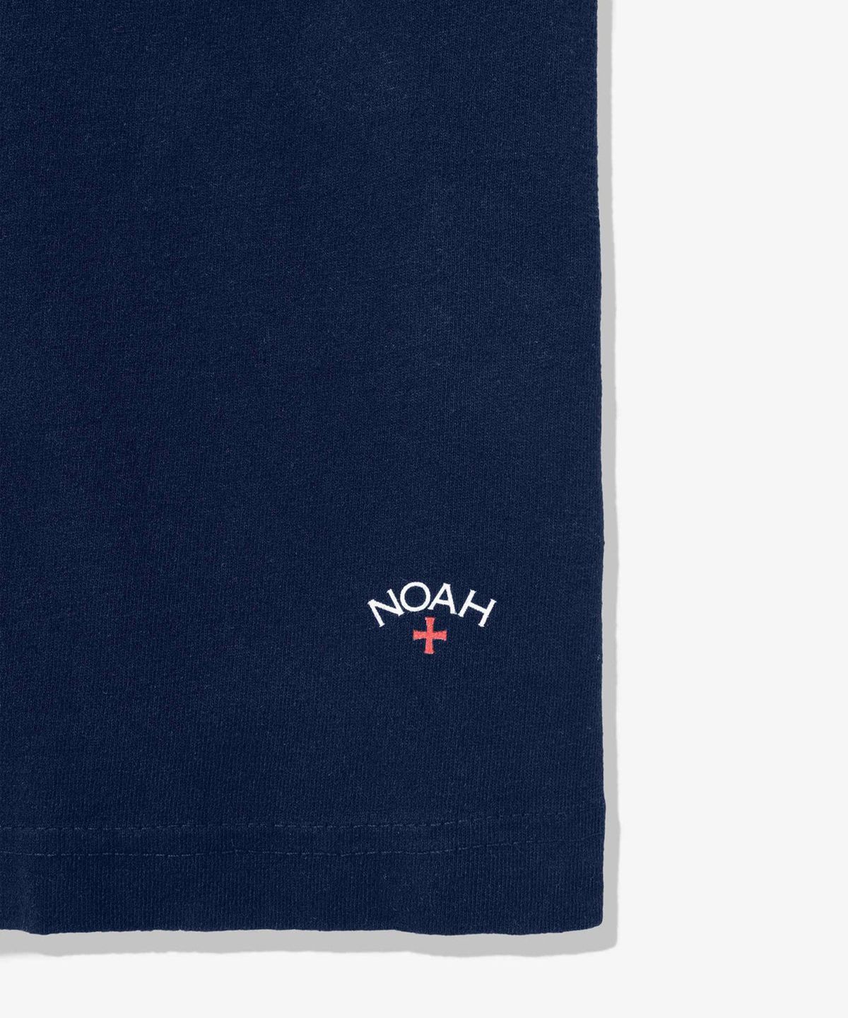 노아(NOAH) (U) 클래식 롱 슬리브 리사이클 코튼 티 네이비 CLASSIC LONG SLEEVE RECYCLED COTTON TEE NAVY