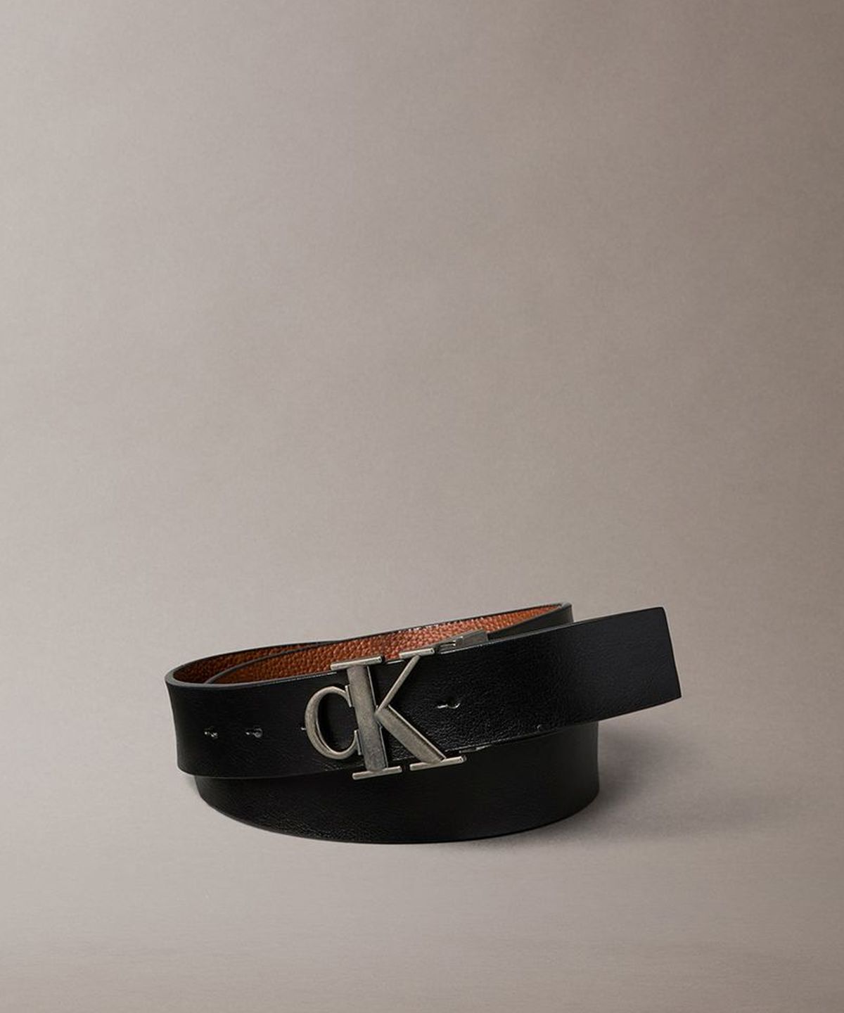 캘빈클라인 진(CALVIN KLEIN JEANS) 하드웨어 버클 텀블드 벨트 35mm 4D7049G UKF