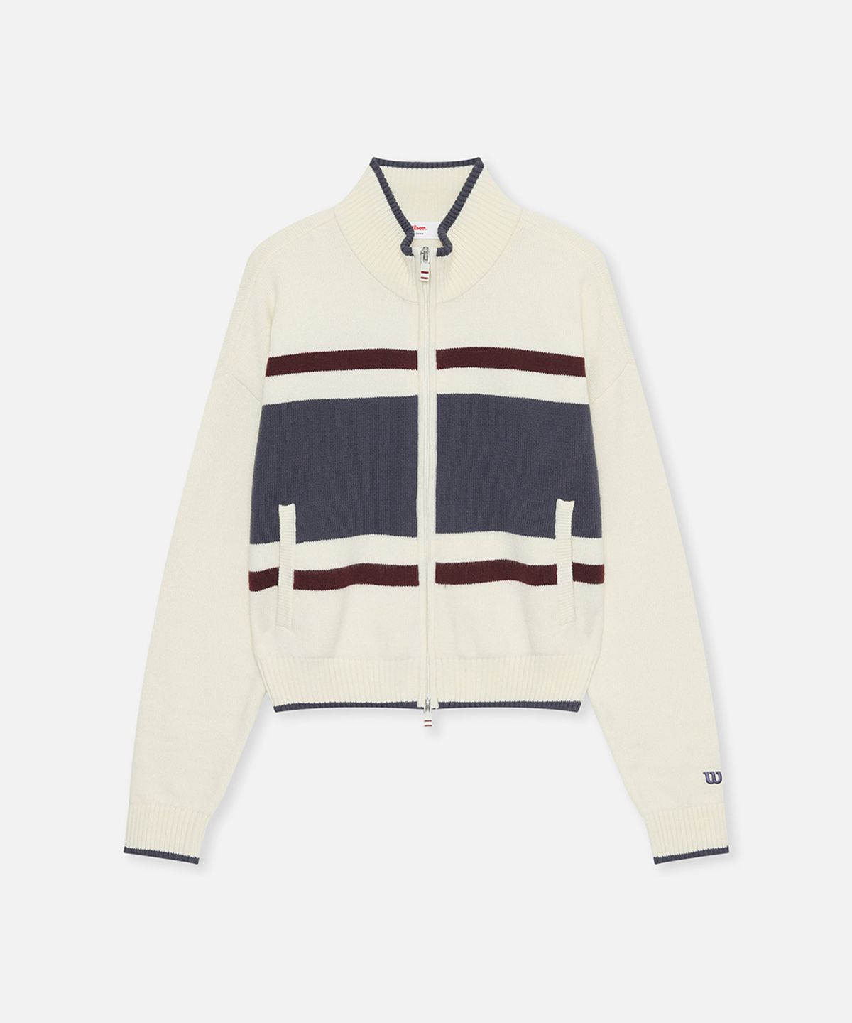 윌슨(WILSON) 집 프론트 클럽 스웨터 자켓 W (2color)