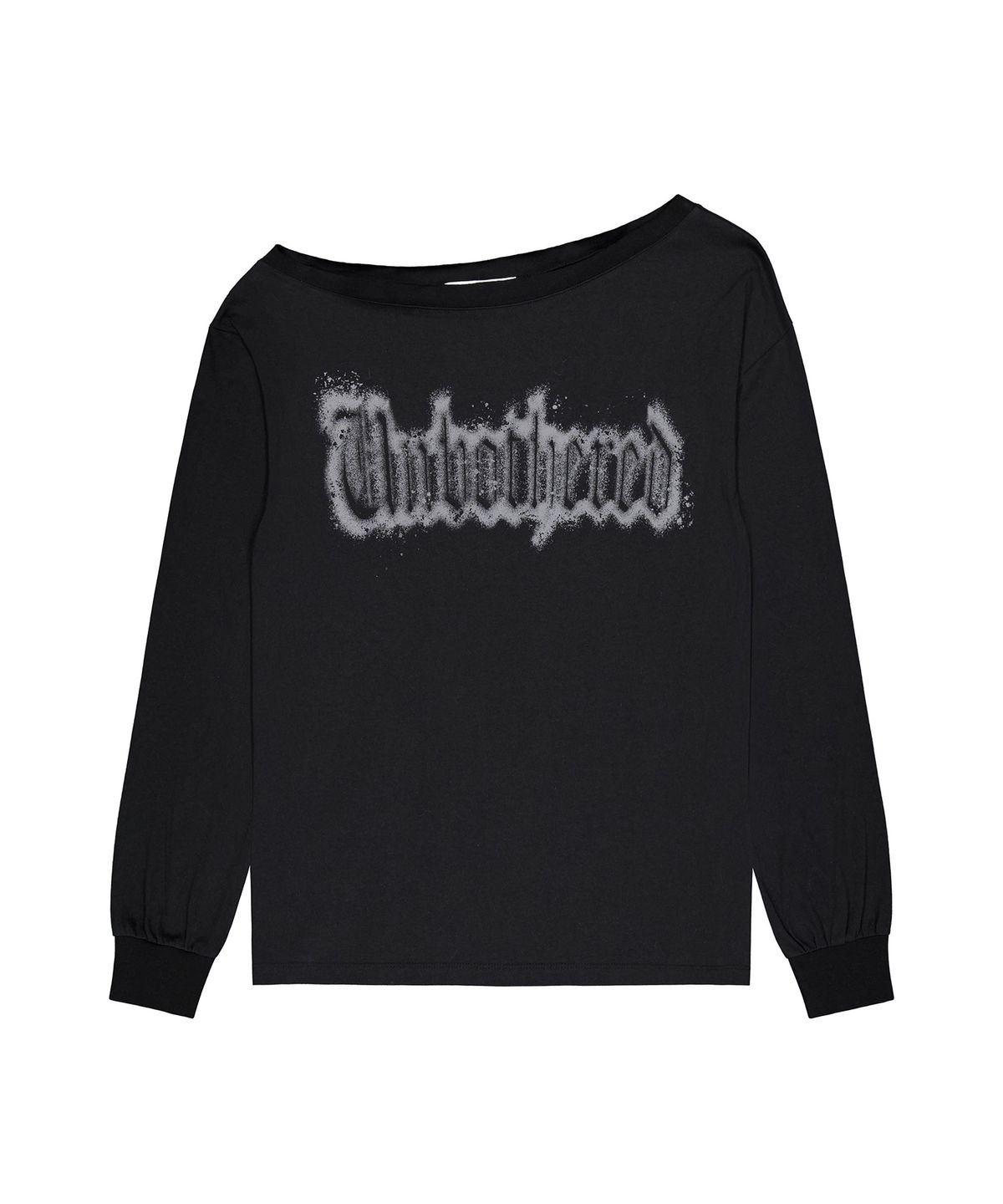 락케이크(ROCKCAKE) Unbothered Long Sleeve Top - Black