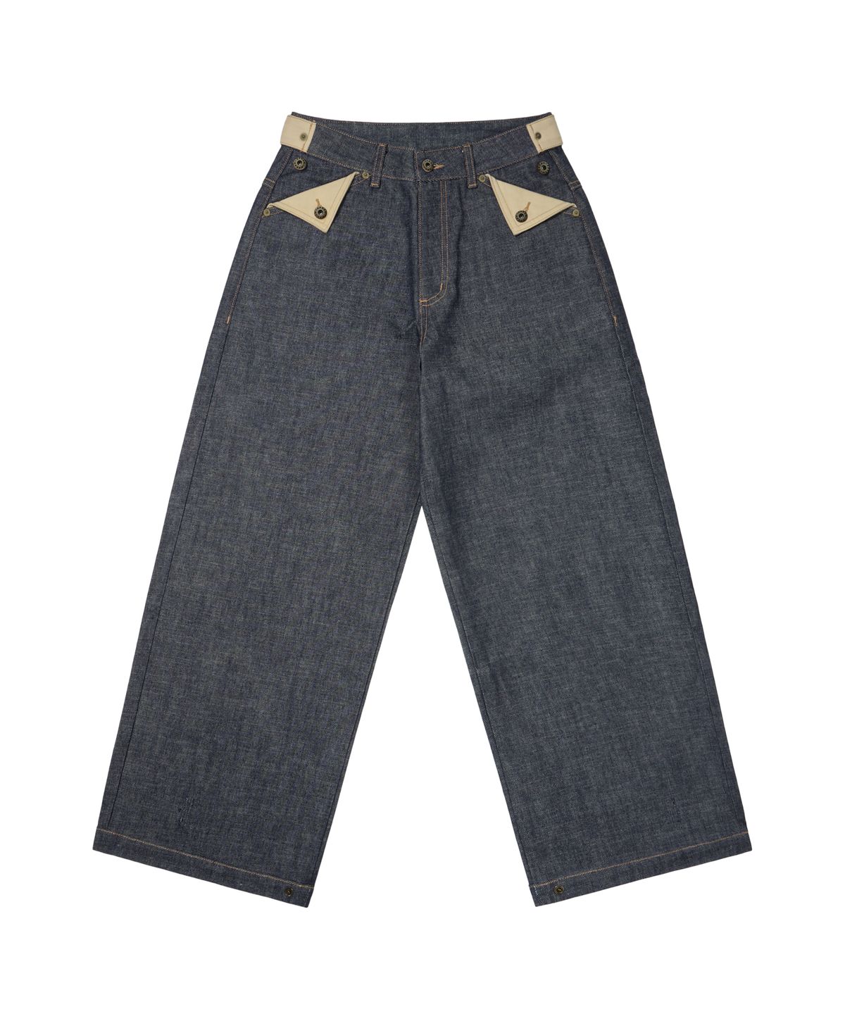 아캄(AAKAM) Bonnie Pocket Denim Pants (Indigo)