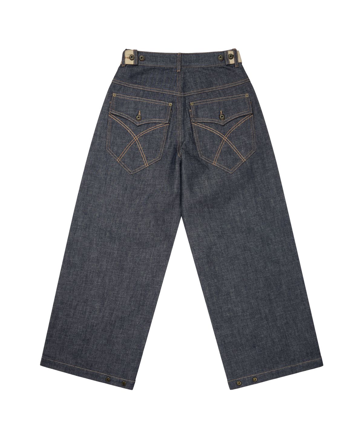 아캄(AAKAM) Bonnie Pocket Denim Pants (Indigo)