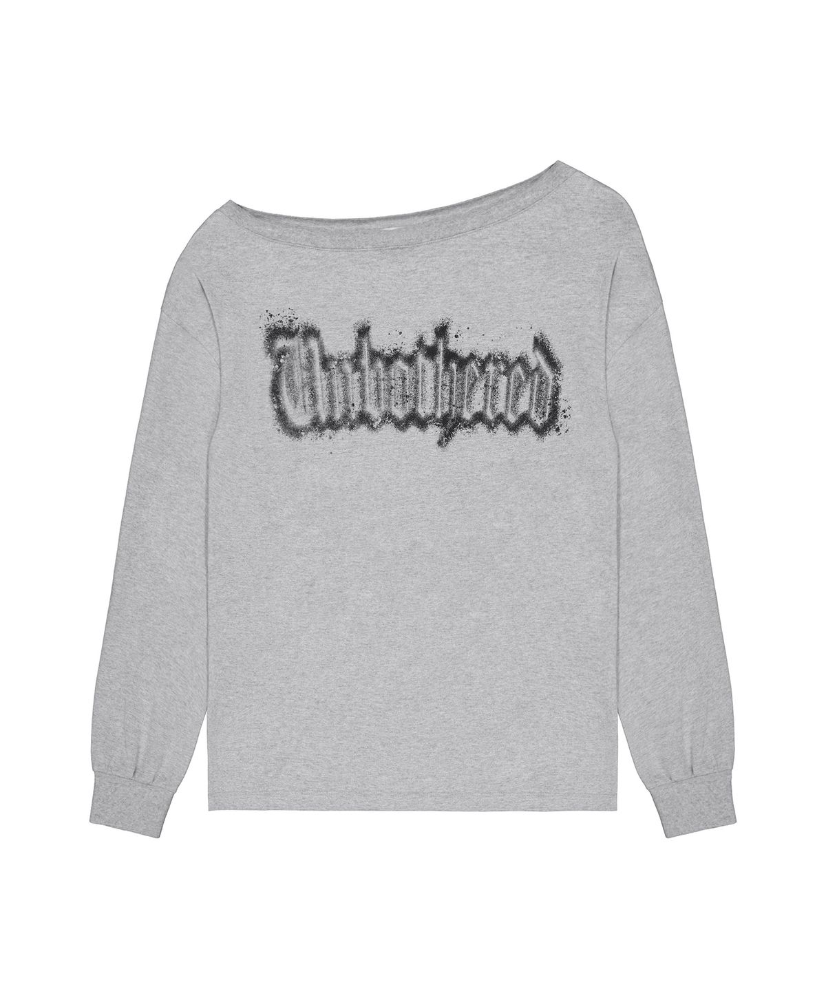 락케이크(ROCKCAKE) Unbothered Long Sleeve Top - Gray