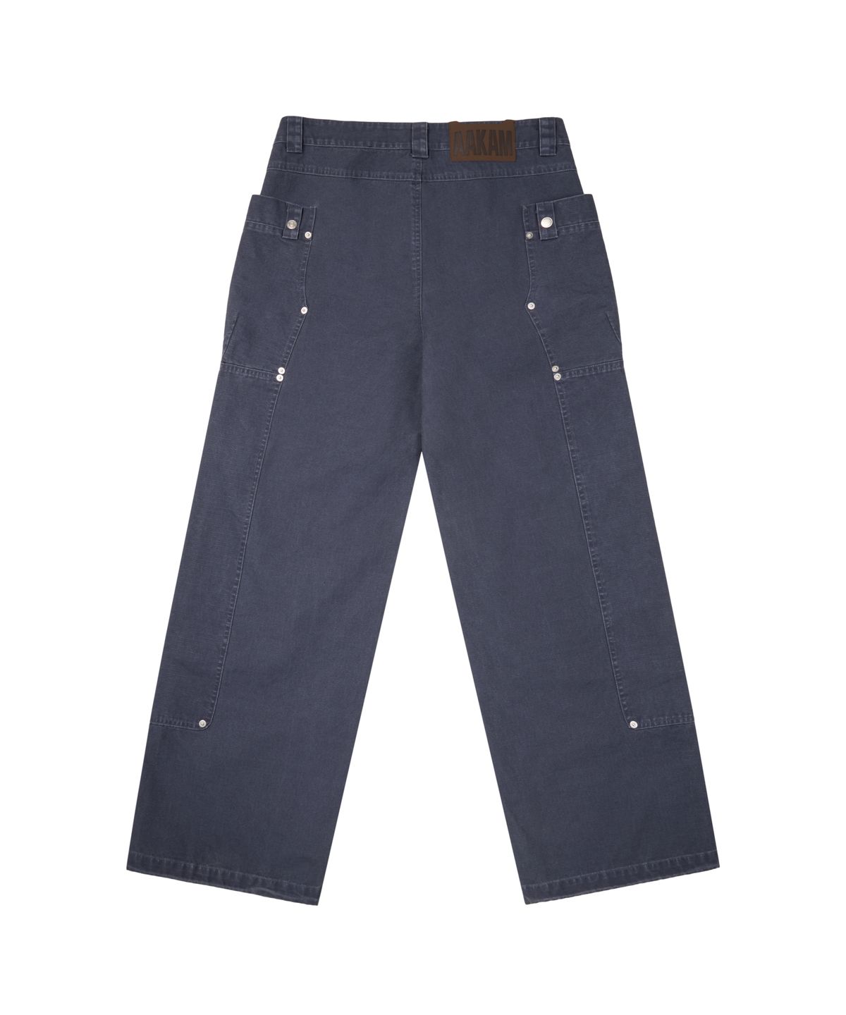 아캄(AAKAM) Walt Panel Cotton Pants (Navy)