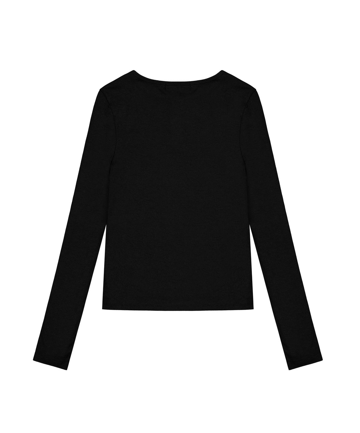 락케이크(ROCKCAKE) Syndicate Henly Neck Top - Black
