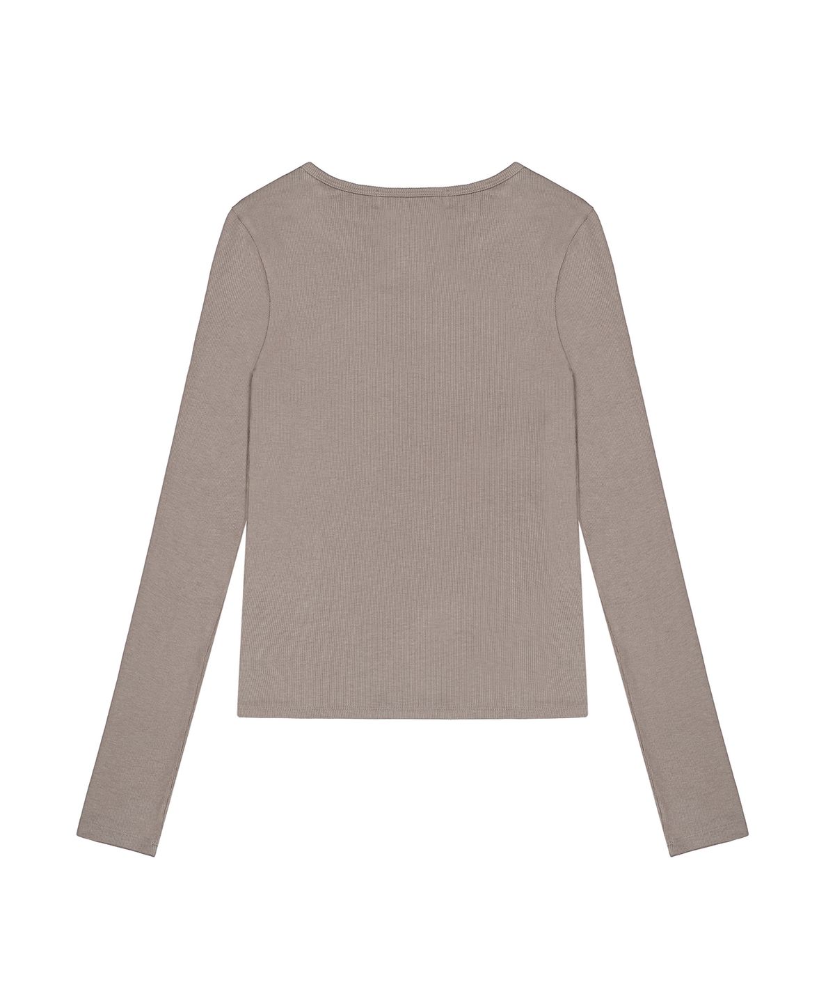 락케이크(ROCKCAKE) Syndicate Henly Neck Top - Mocha