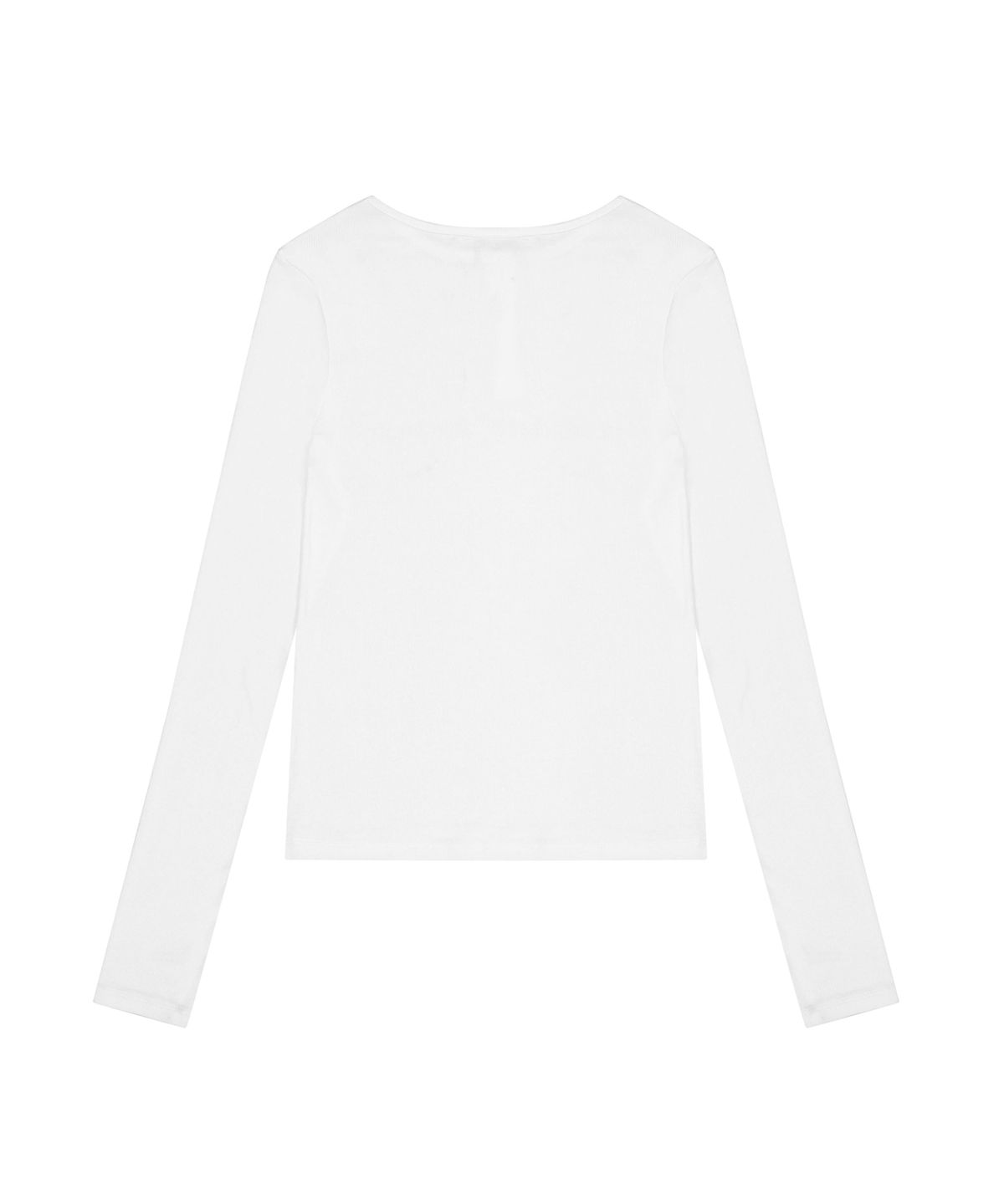 락케이크(ROCKCAKE) Syndicate Henly Neck Top - White