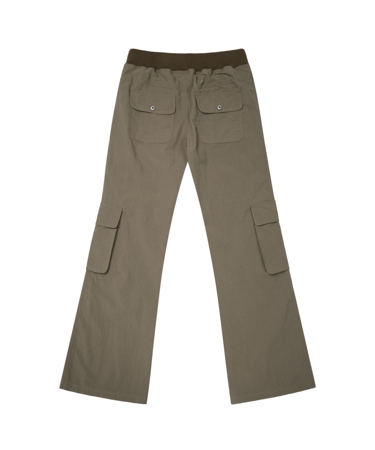 아캄(AAKAM) Flare Cargo Pocket Pants (Khaki)