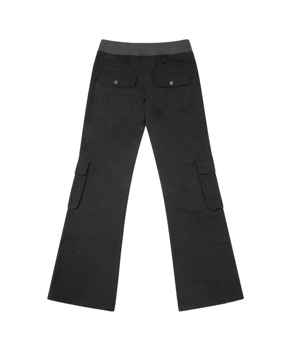 아캄(AAKAM) Flare Cargo Pocket Pants (Black)