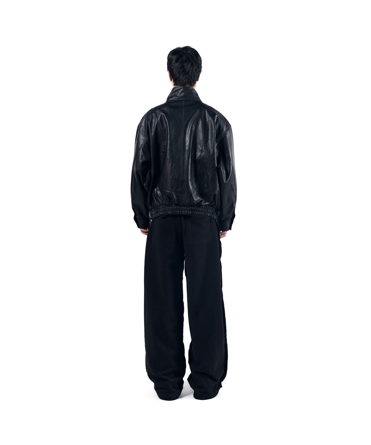 아캄(AAKAM) Side Damaged Sweatpants (Black)