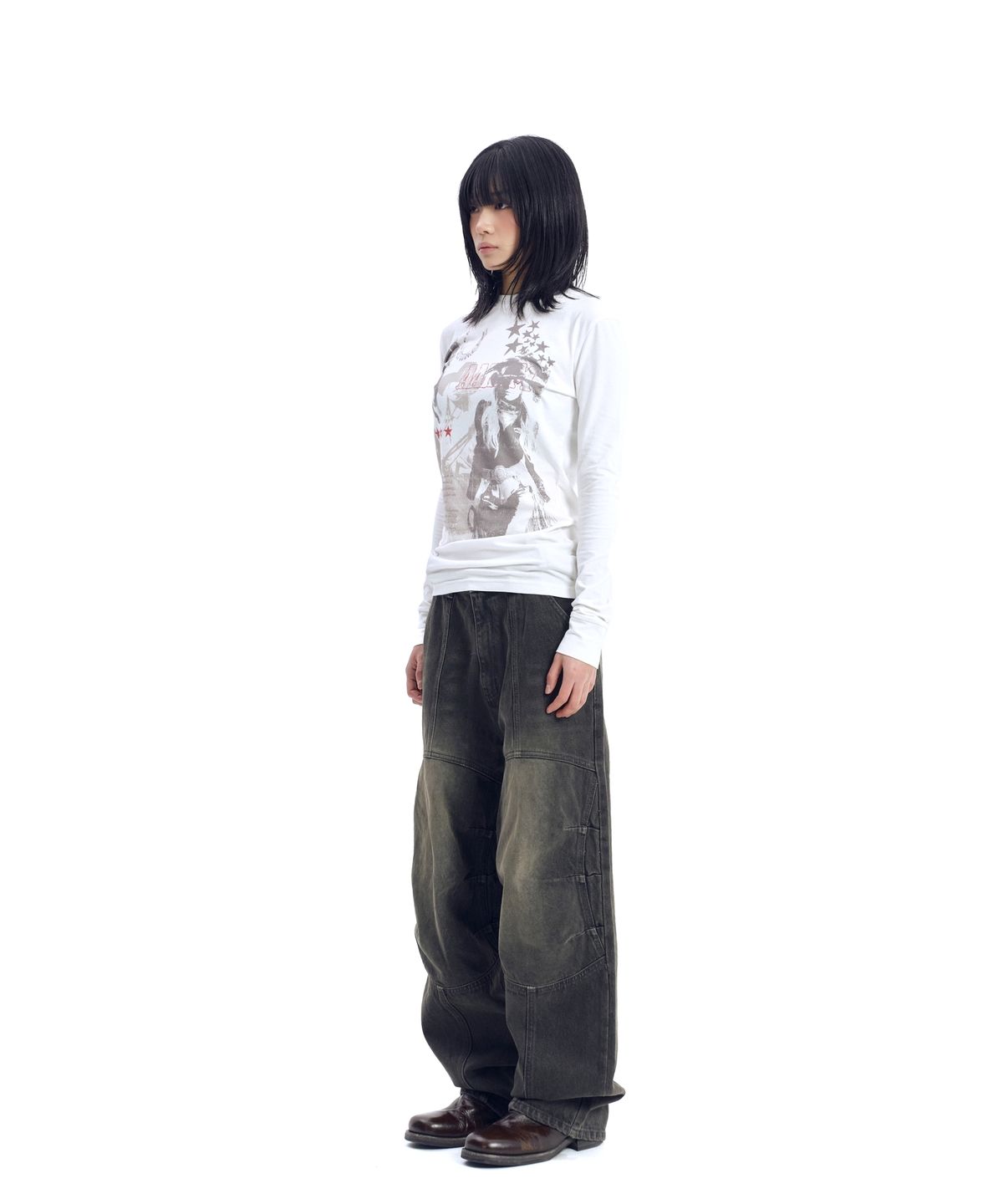 아캄(AAKAM) Western Muse Long Sleeve (White)
