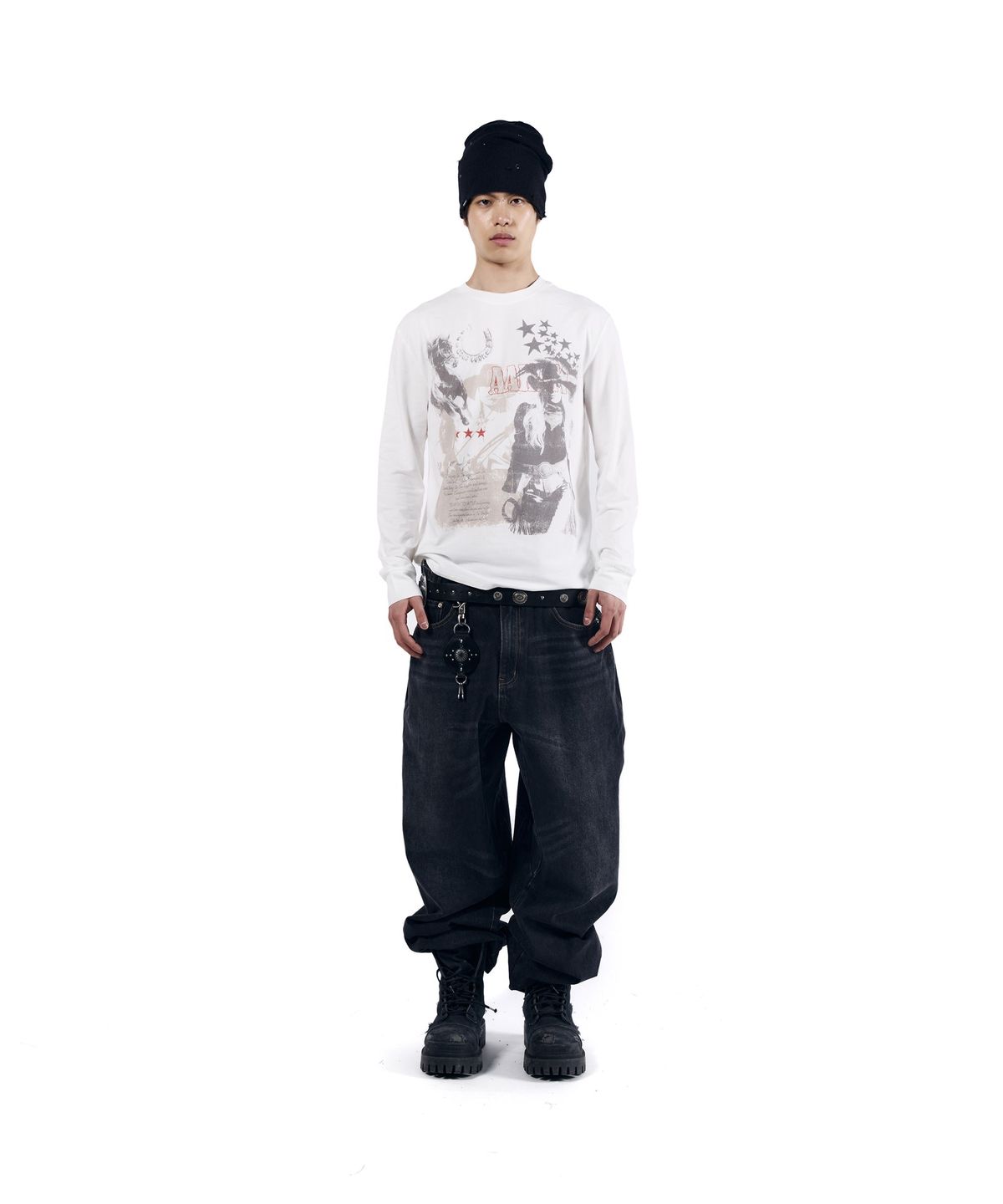 아캄(AAKAM) Western Muse Long Sleeve (White)