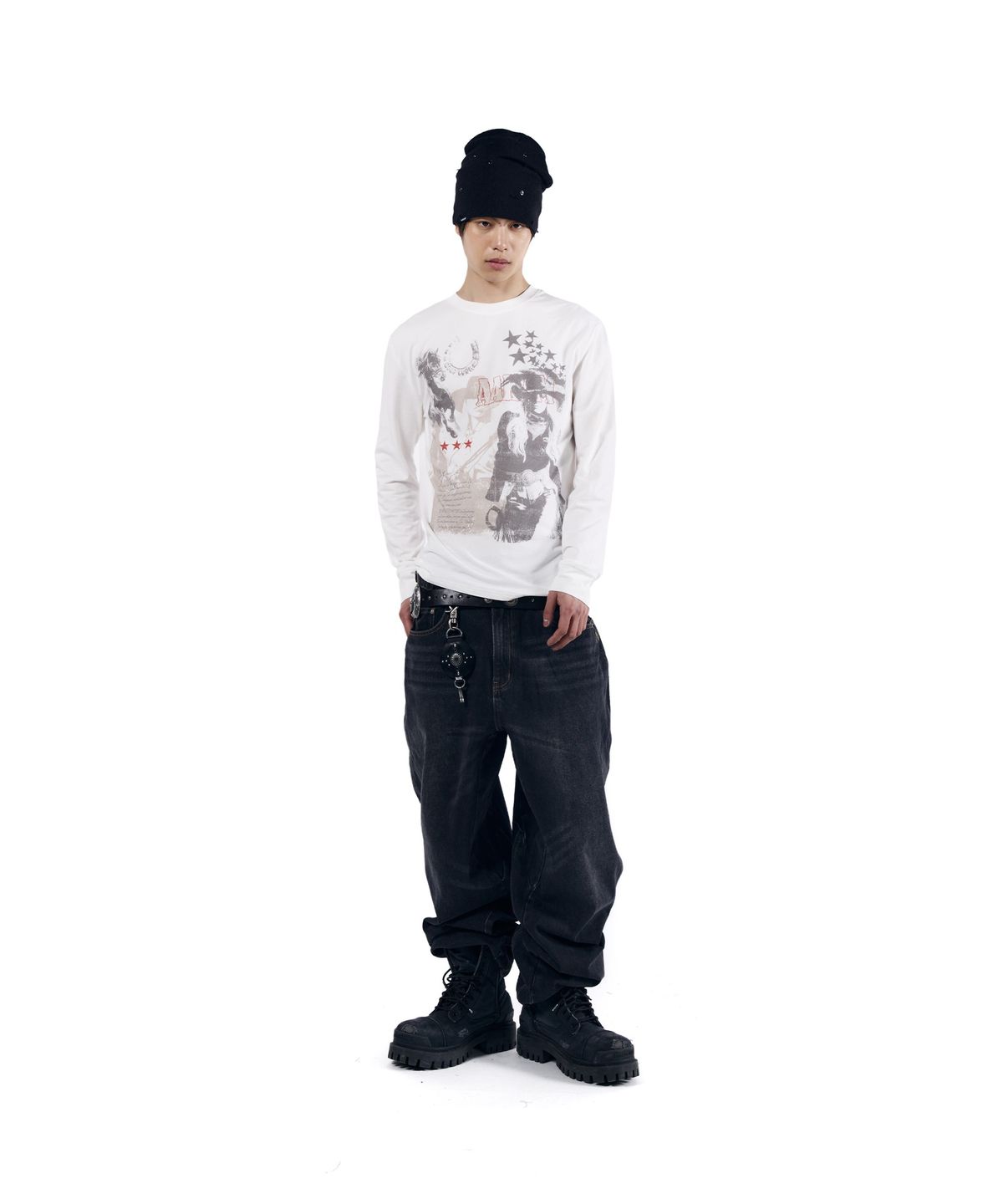 아캄(AAKAM) Western Muse Long Sleeve (White)
