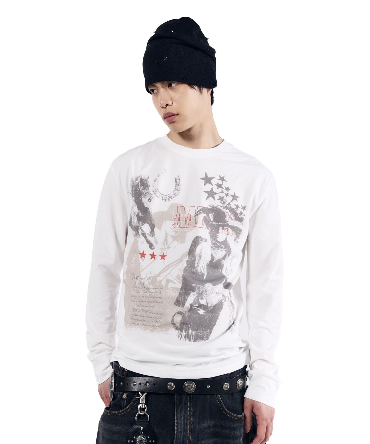 아캄(AAKAM) Western Muse Long Sleeve (White)