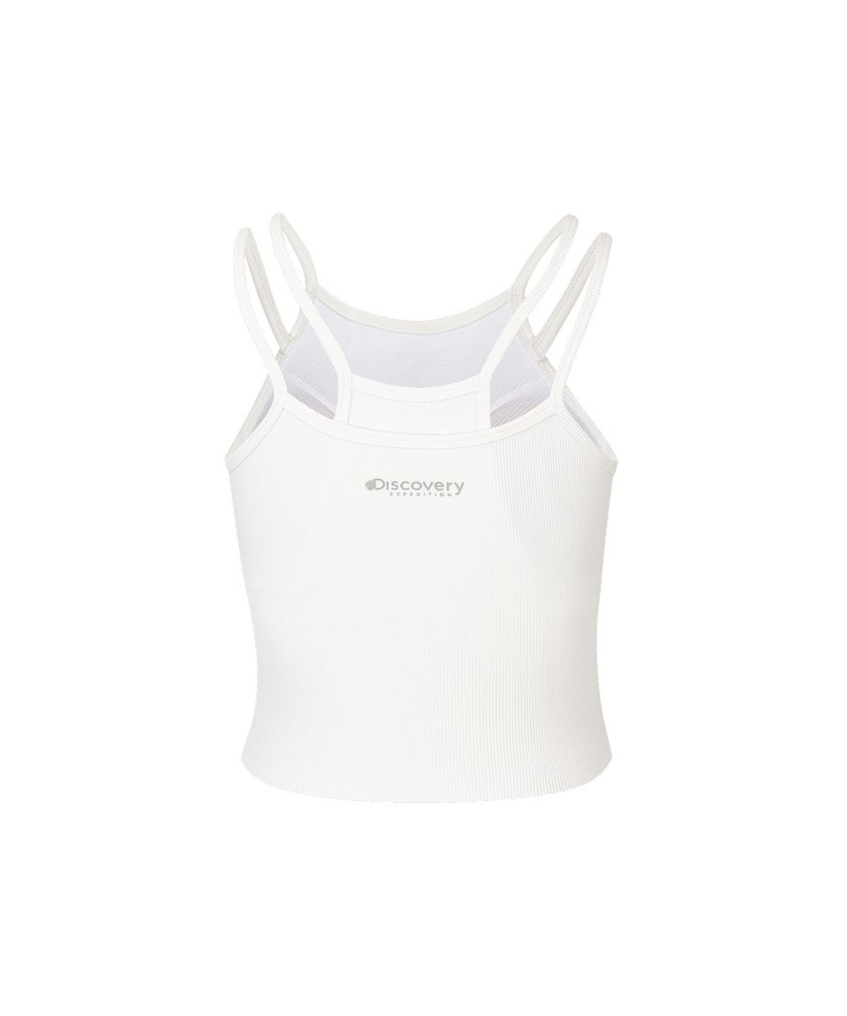 디스커버리 익스페디션(DISCOVERY EXPEDITION) 여성 골지 스트링 브라탑 (WHITE)
