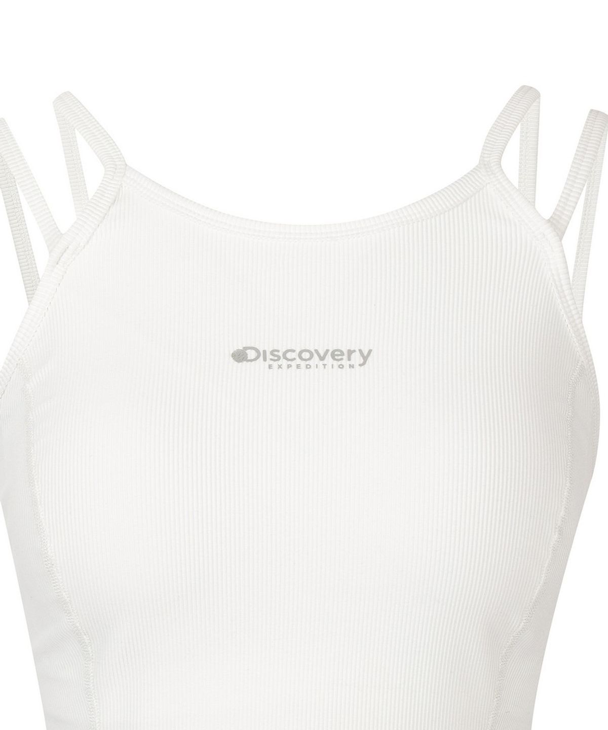 디스커버리 익스페디션(DISCOVERY EXPEDITION) 여성 골지 스트링 브라탑 (WHITE)