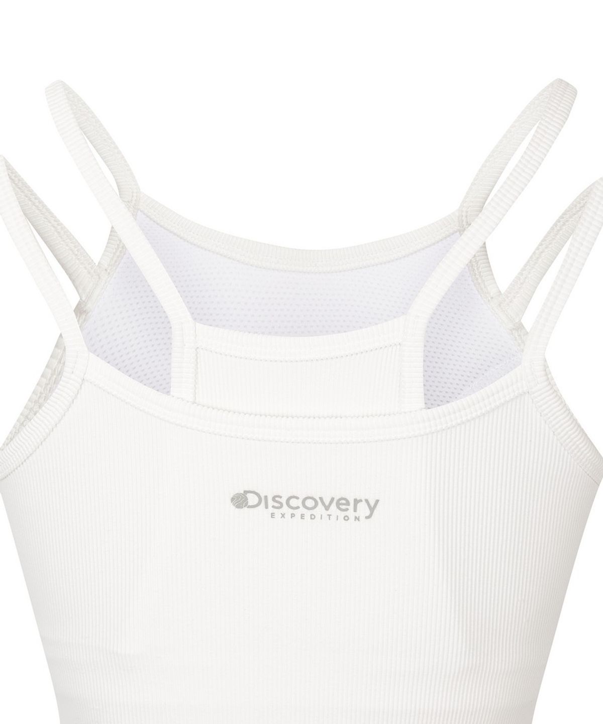 디스커버리 익스페디션(DISCOVERY EXPEDITION) 여성 골지 스트링 브라탑 (WHITE)