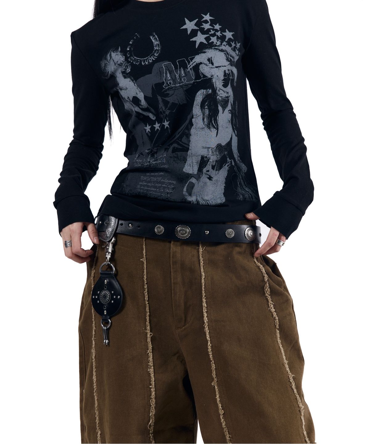 아캄(AAKAM) Western Muse Long Sleeve (Black)