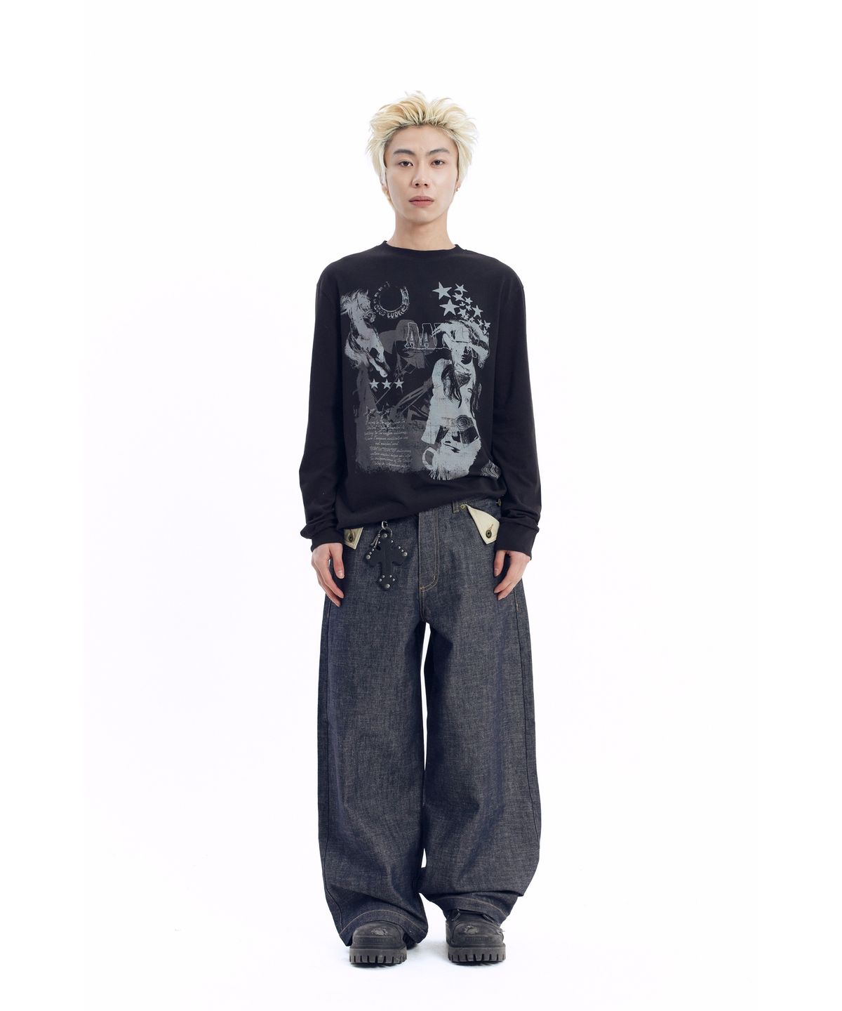 아캄(AAKAM) Western Muse Long Sleeve (Black)