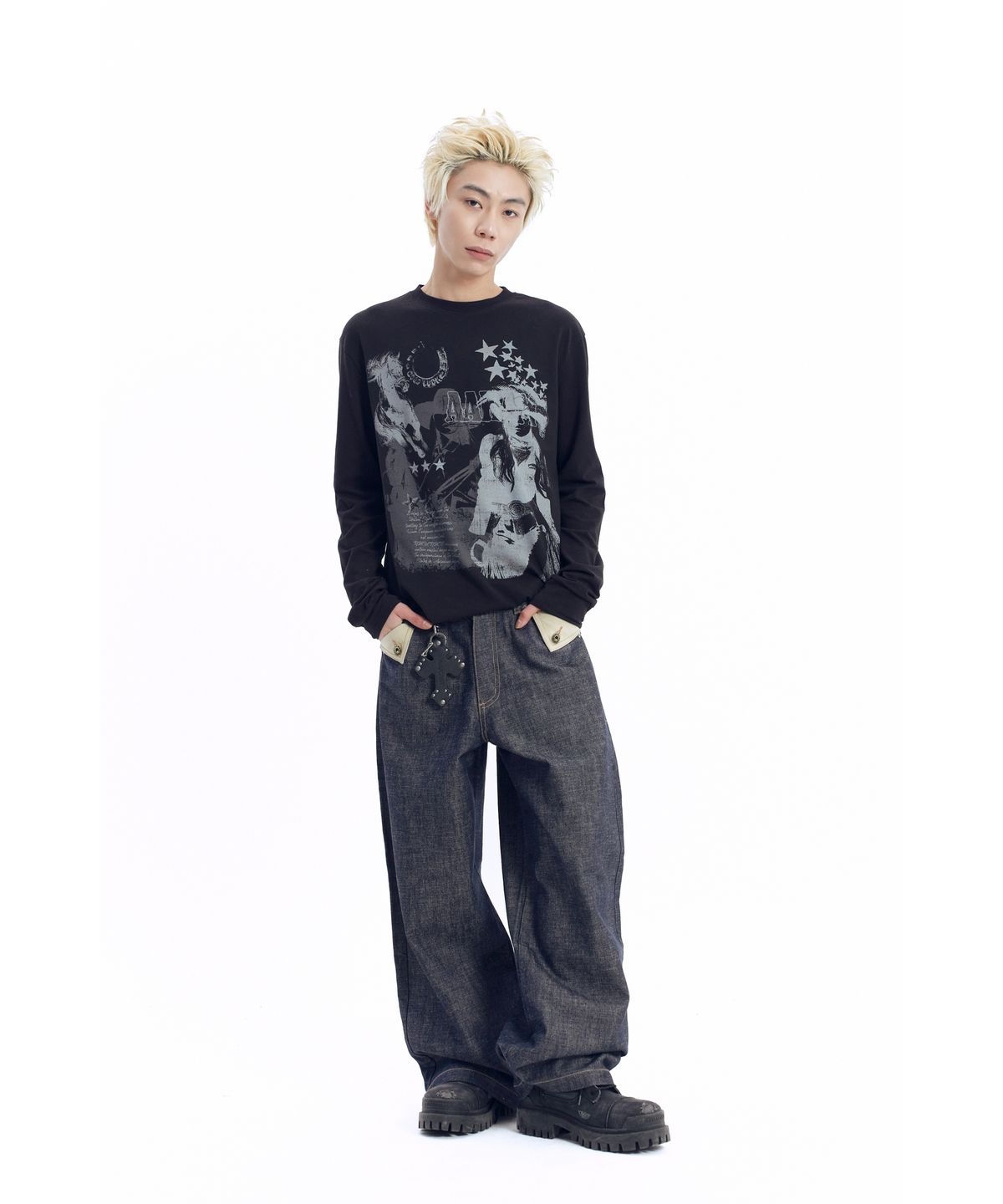 아캄(AAKAM) Western Muse Long Sleeve (Black)