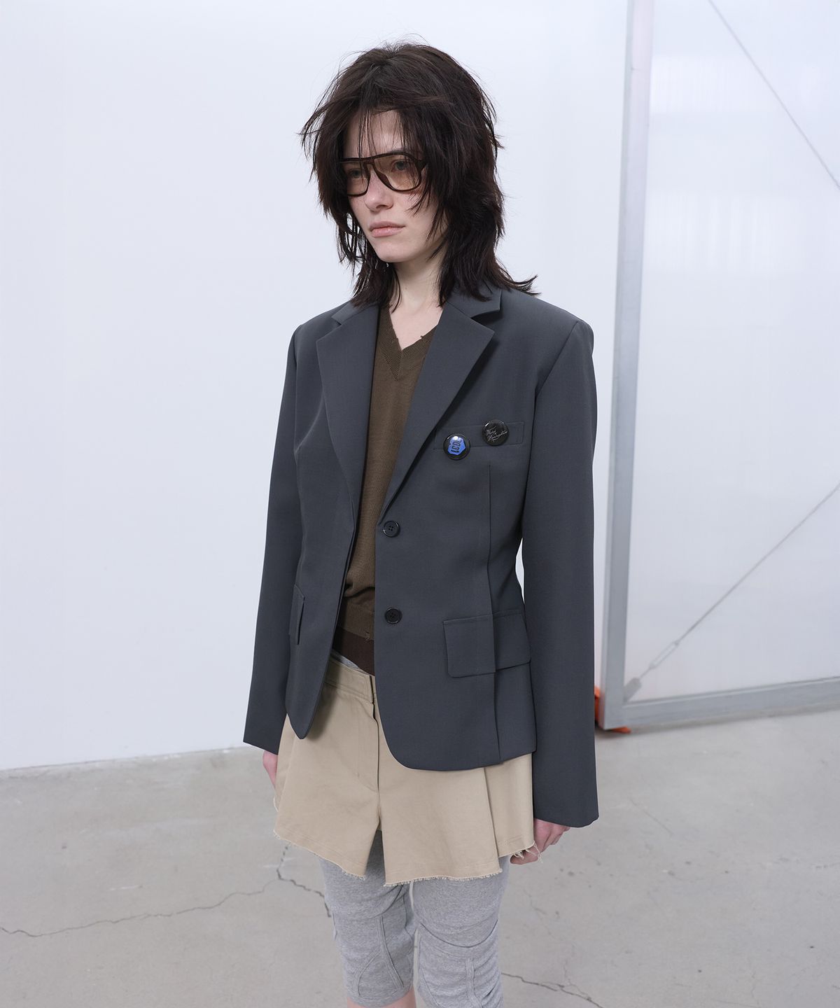 엘씨디씨티엠(LCDC™) DART-DETAIL BLAZER (GREY)