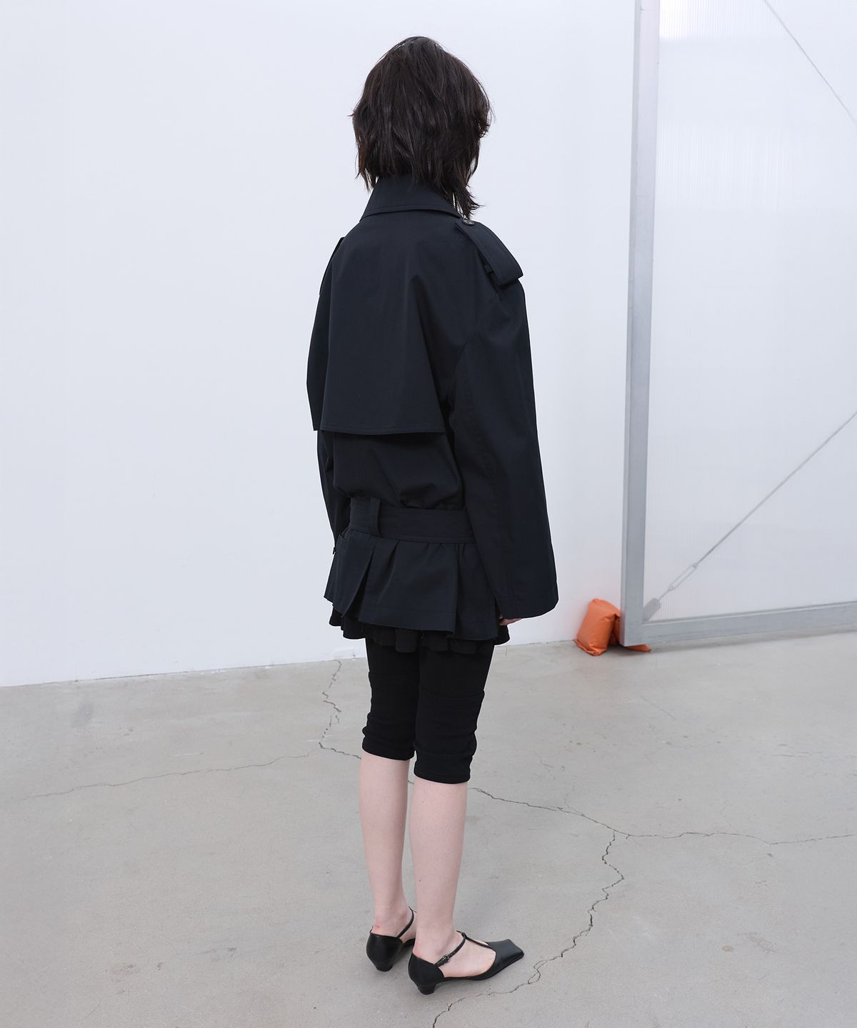 엘씨디씨티엠(LCDC™) HALF TRENCH JACKET (BLACK)
