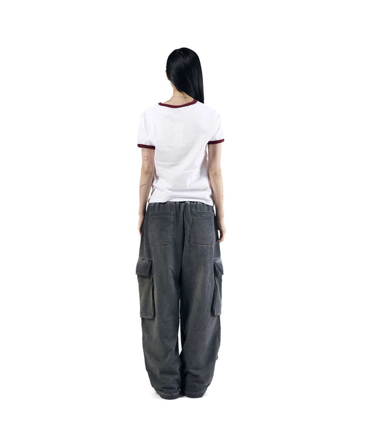 아캄(AAKAM) Star-Spangled Ringer Top (White)