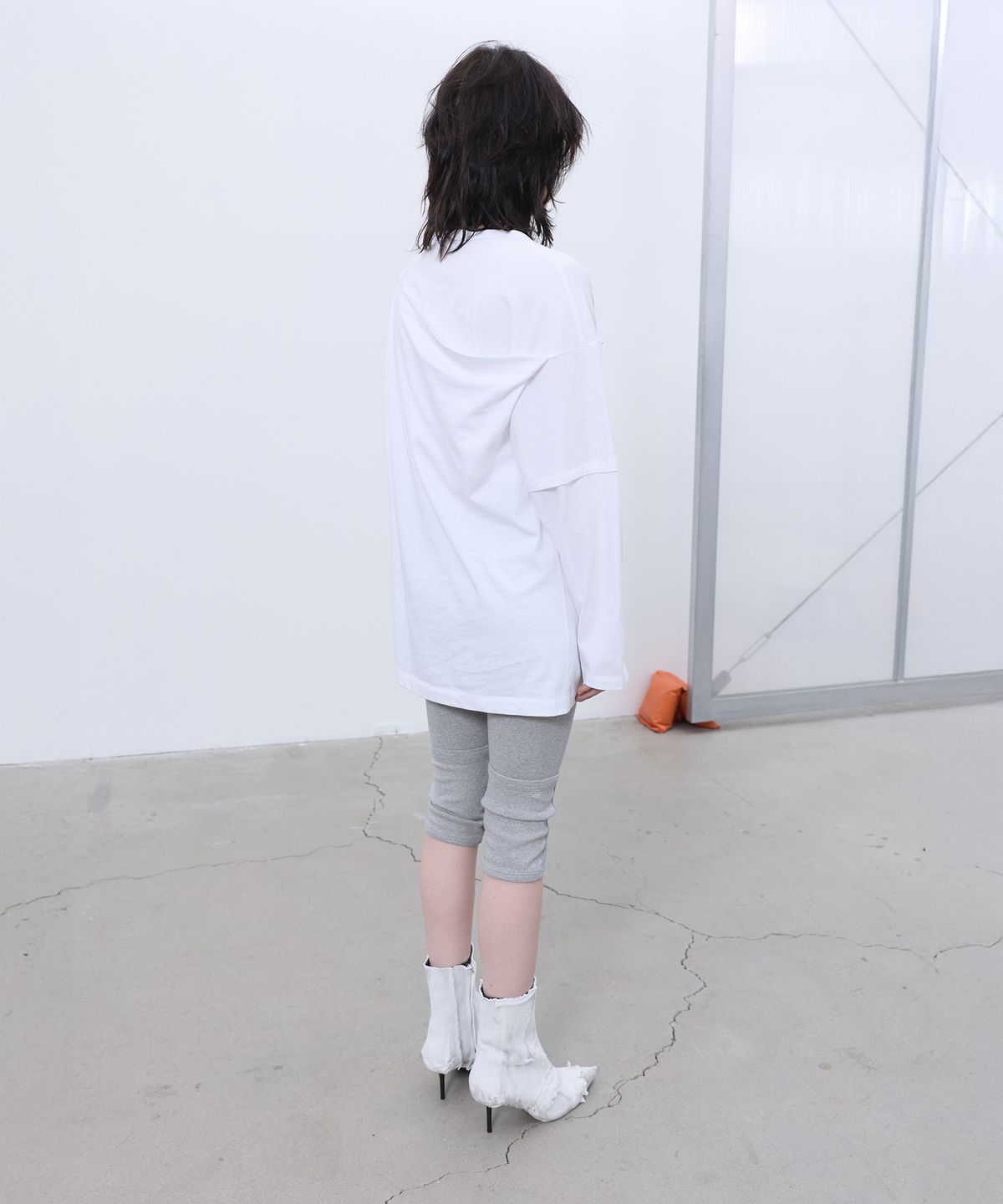 엘씨디씨티엠(LCDC™) HALTERNECK-DETAILED TOP (WHITE)