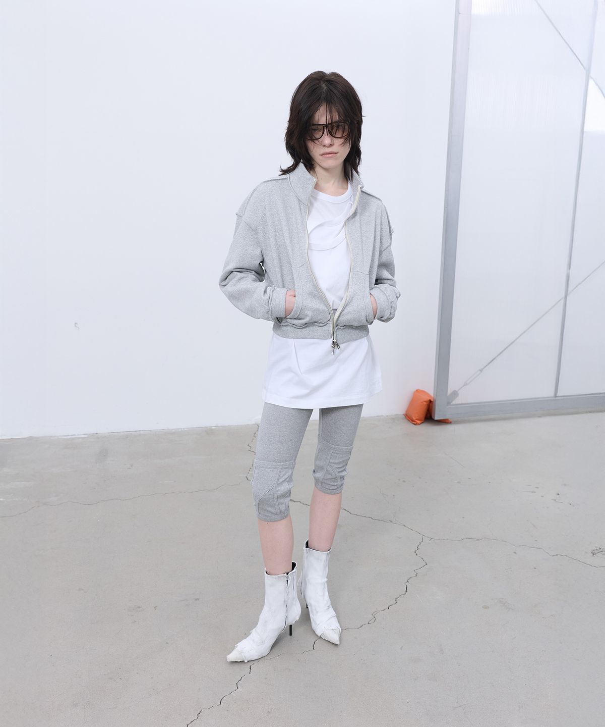 엘씨디씨티엠(LCDC™) HALTERNECK-DETAILED TOP (WHITE)