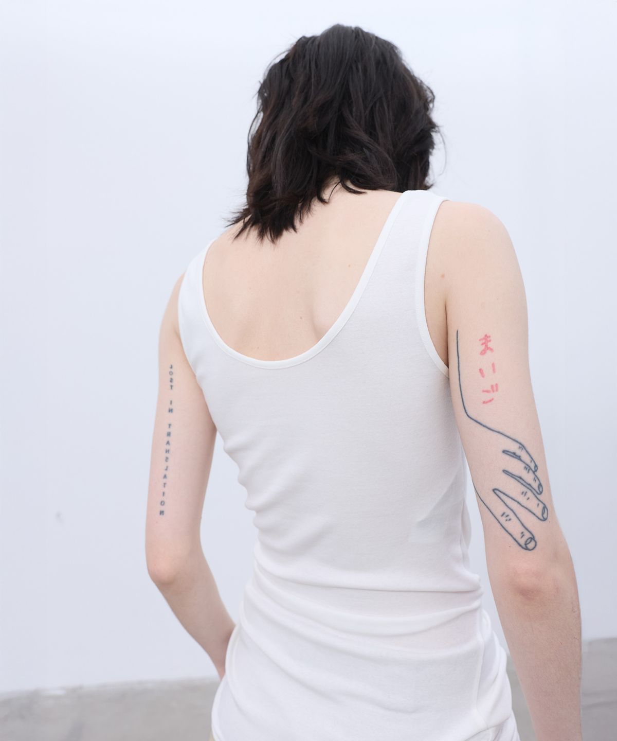 엘씨디씨티엠(LCDC™) TWO-WAY BUTTON-UP TOP (WHITE)