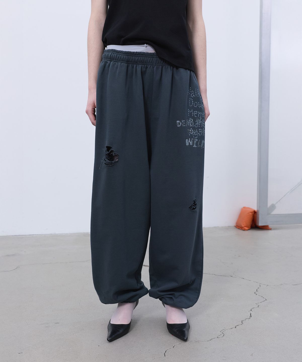 엘씨디씨티엠(LCDC™) PRINTED SWEATPANTS (GREY)