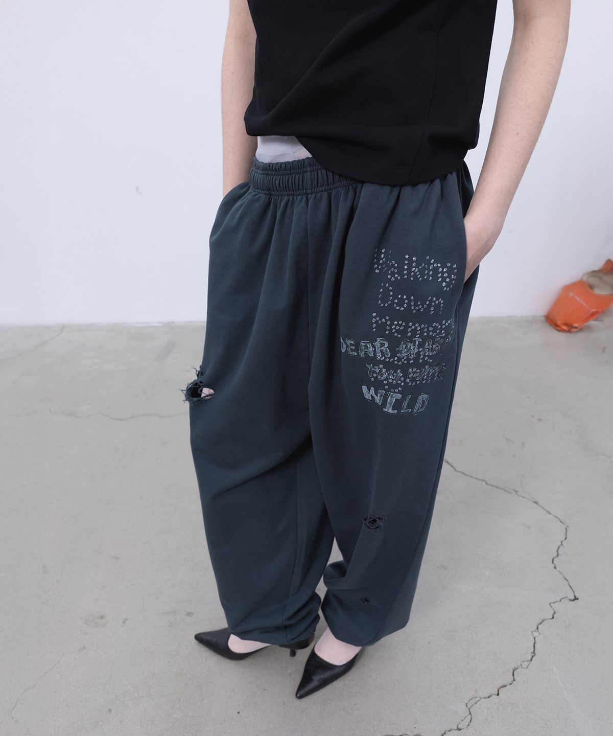 엘씨디씨티엠(LCDC™) PRINTED SWEATPANTS (GREY)