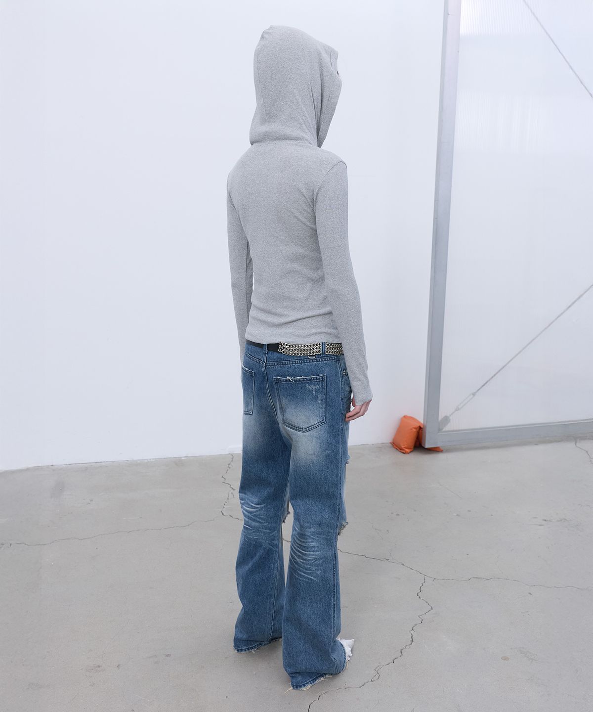 엘씨디씨티엠(LCDC™) RAW-EDGE BOOTSCUT DENIM (BLUE)