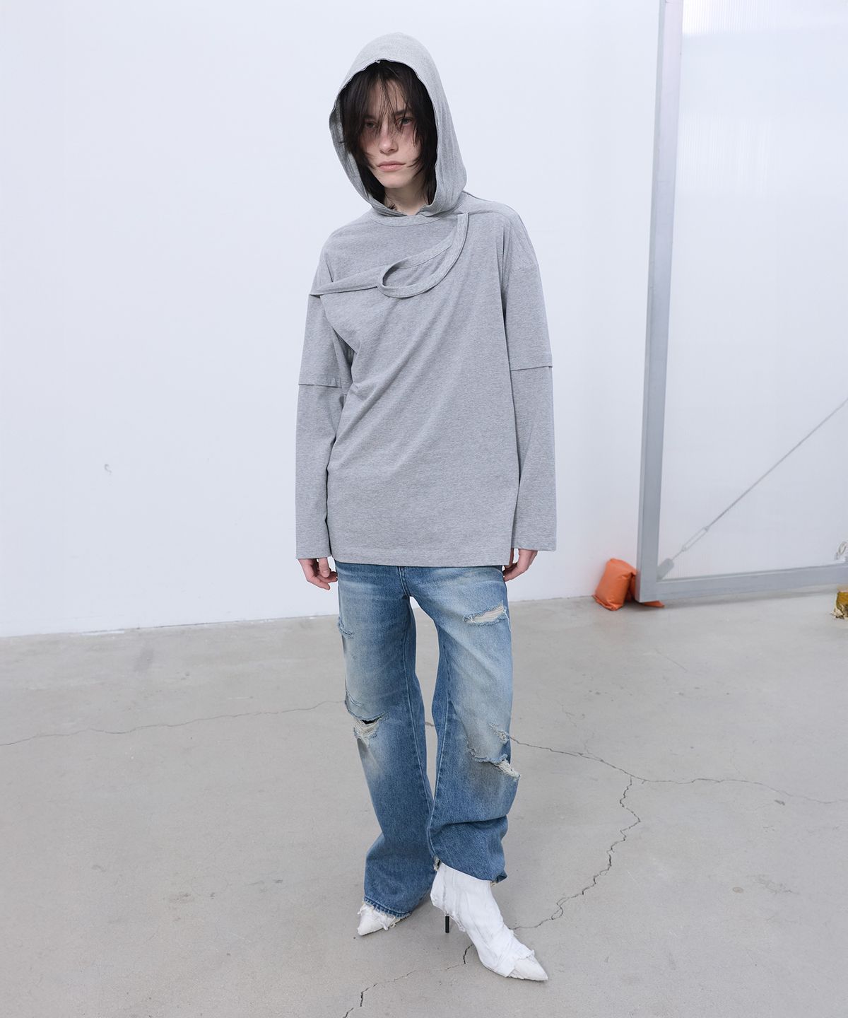 엘씨디씨티엠(LCDC™) RAW-EDGE BOOTSCUT DENIM (BLUE)