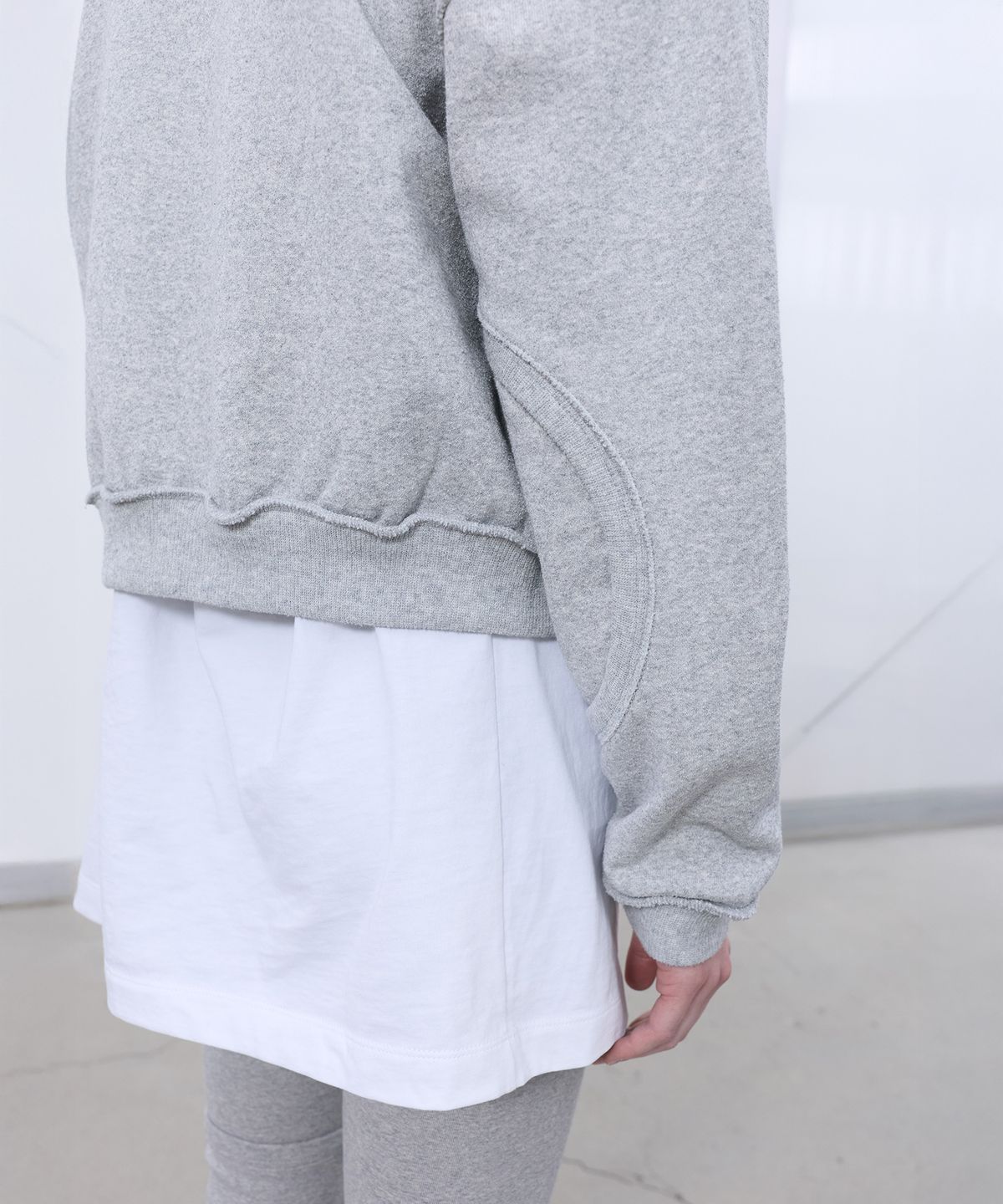 엘씨디씨티엠(LCDC™) STRUCTURED ZIP-UP JACKET (MELANGE GREY)