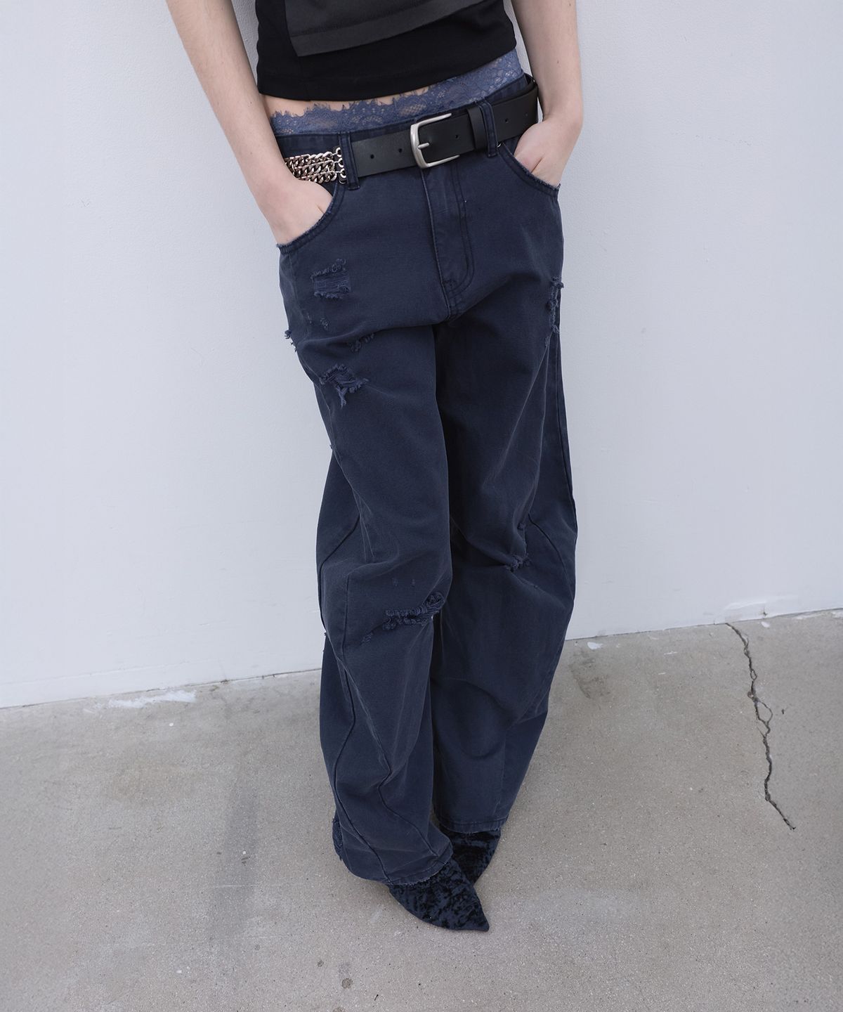 엘씨디씨티엠(LCDC™) TRIPLE CHAIN BELT (BLACK)