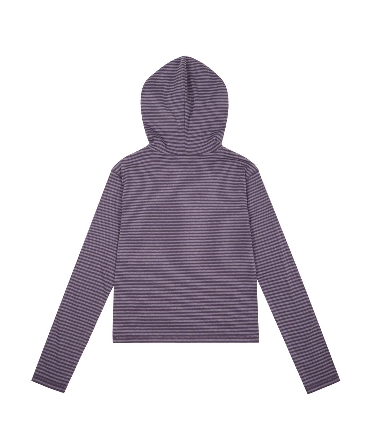아캄(AAKAM) Linear Pattern Hooded Long Sleeve (Purple)