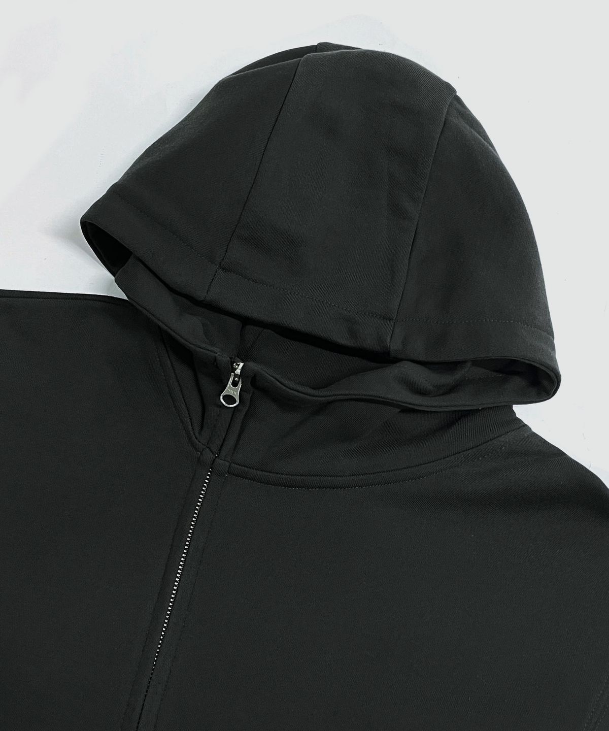 지플리시(ZPLISH) 커브드 후드 집업 그레이