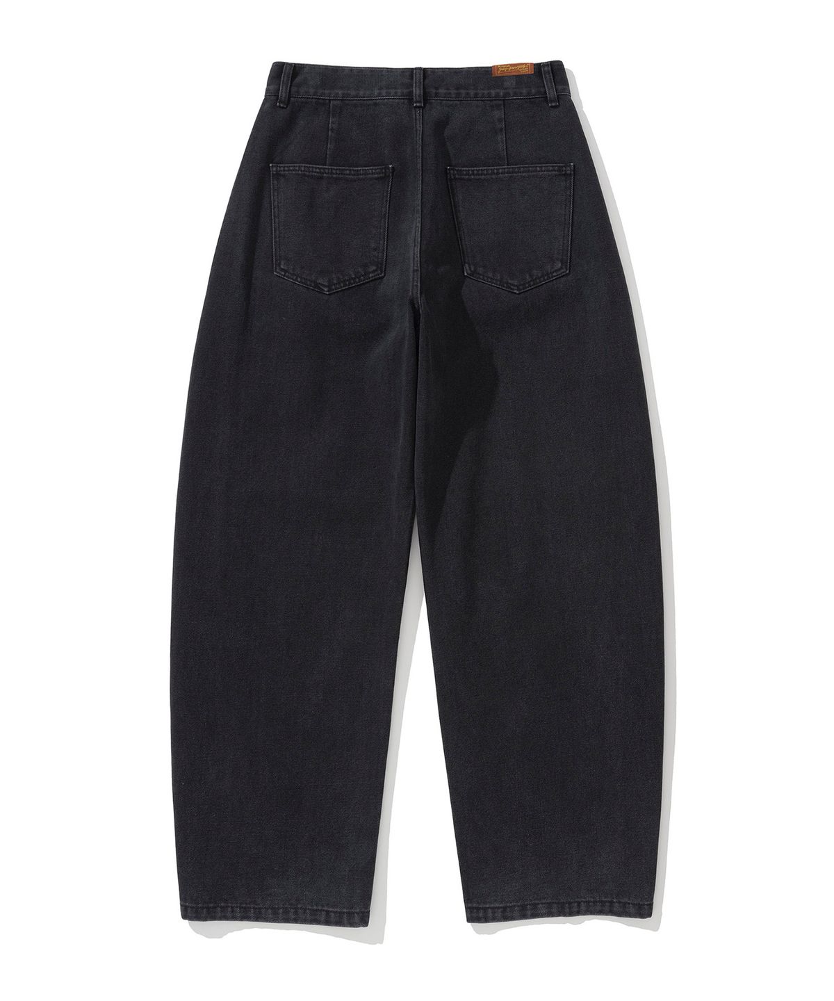 시도(SIIIIDO) DAWKINS WASHED BLACK CURVED LINE DENIM JEANS #1