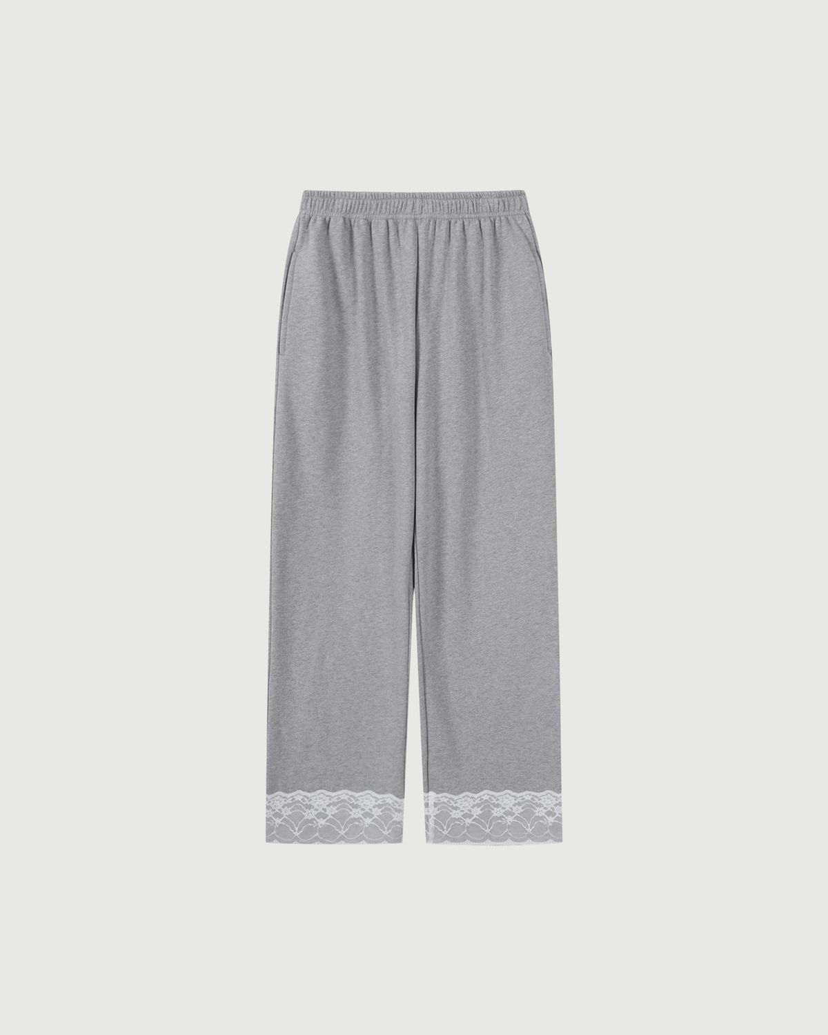 리모네(LEMONE) Lace sweatpants / Gray