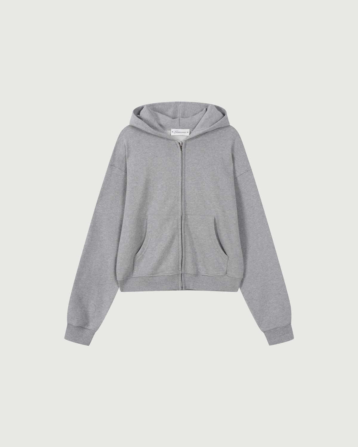 리모네(LEMONE) Lace zip-up hoodie / Gray