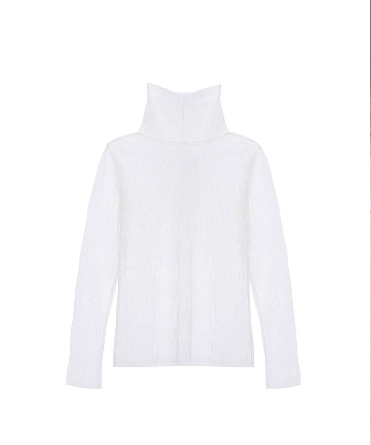 티백(TIBAEG) SHEER PLEATS LACE TOP IV 시어 플리츠 레이스탑 아이보리