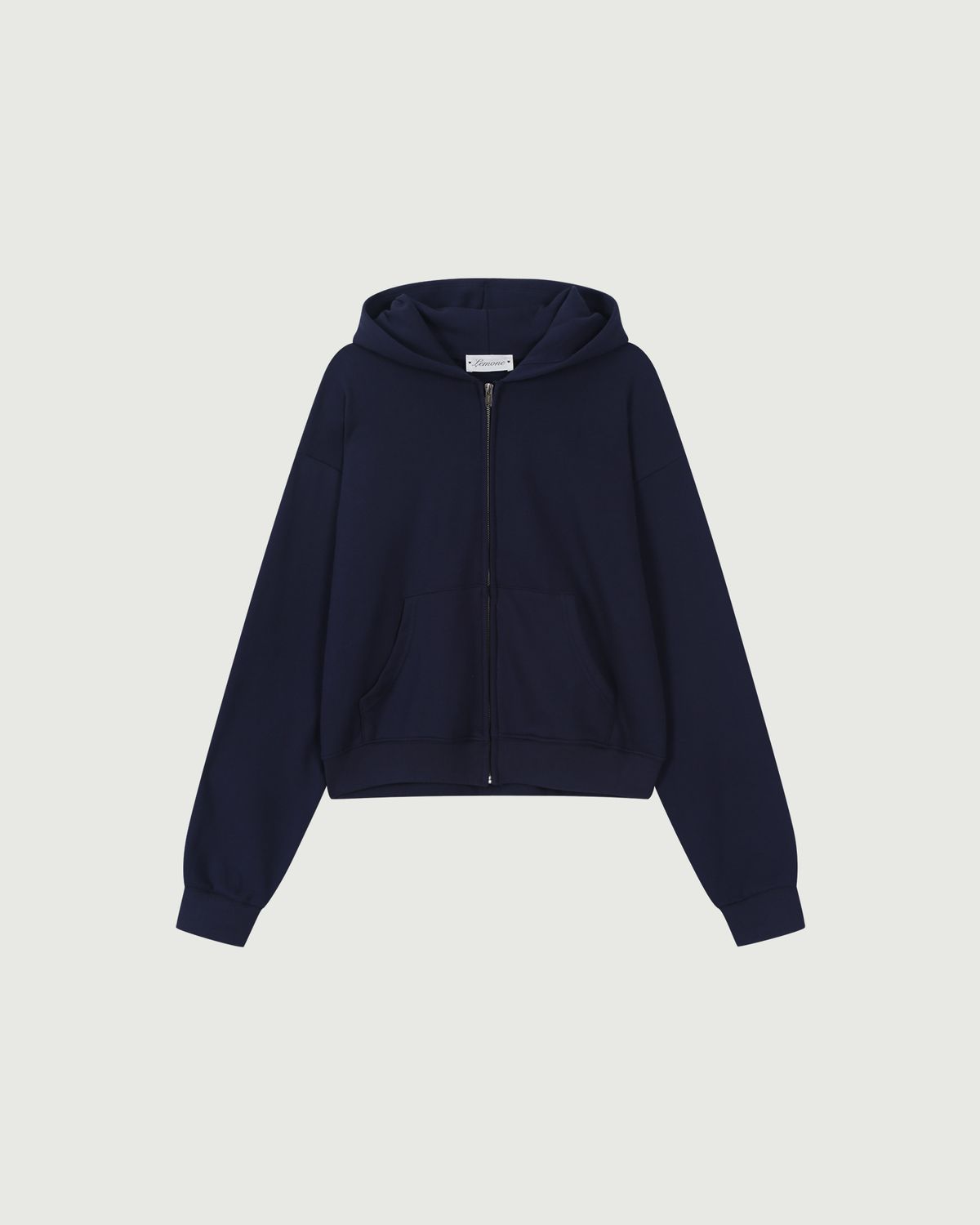 리모네(LEMONE) Lace zip-up hoodie / Navy