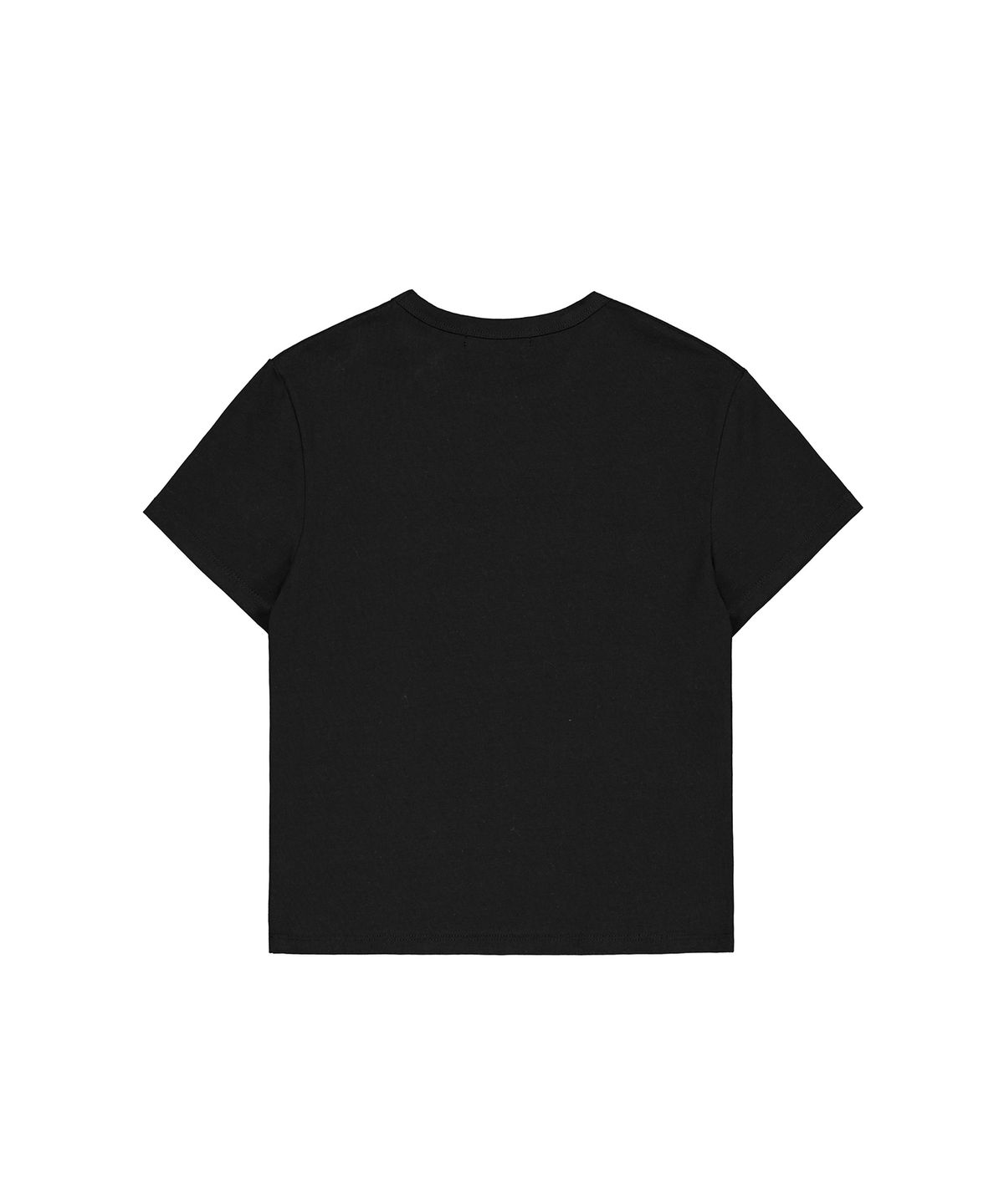 락케이크(ROCKCAKE) Small Logo Crop Top - Black