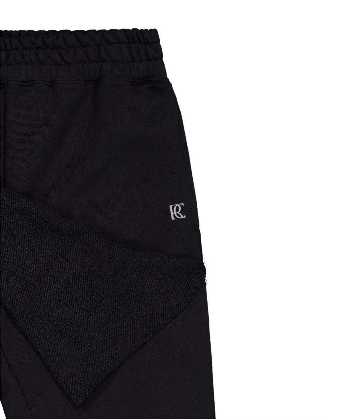 락케이크(ROCKCAKE) Wrap Skirt Flare Pants - Black