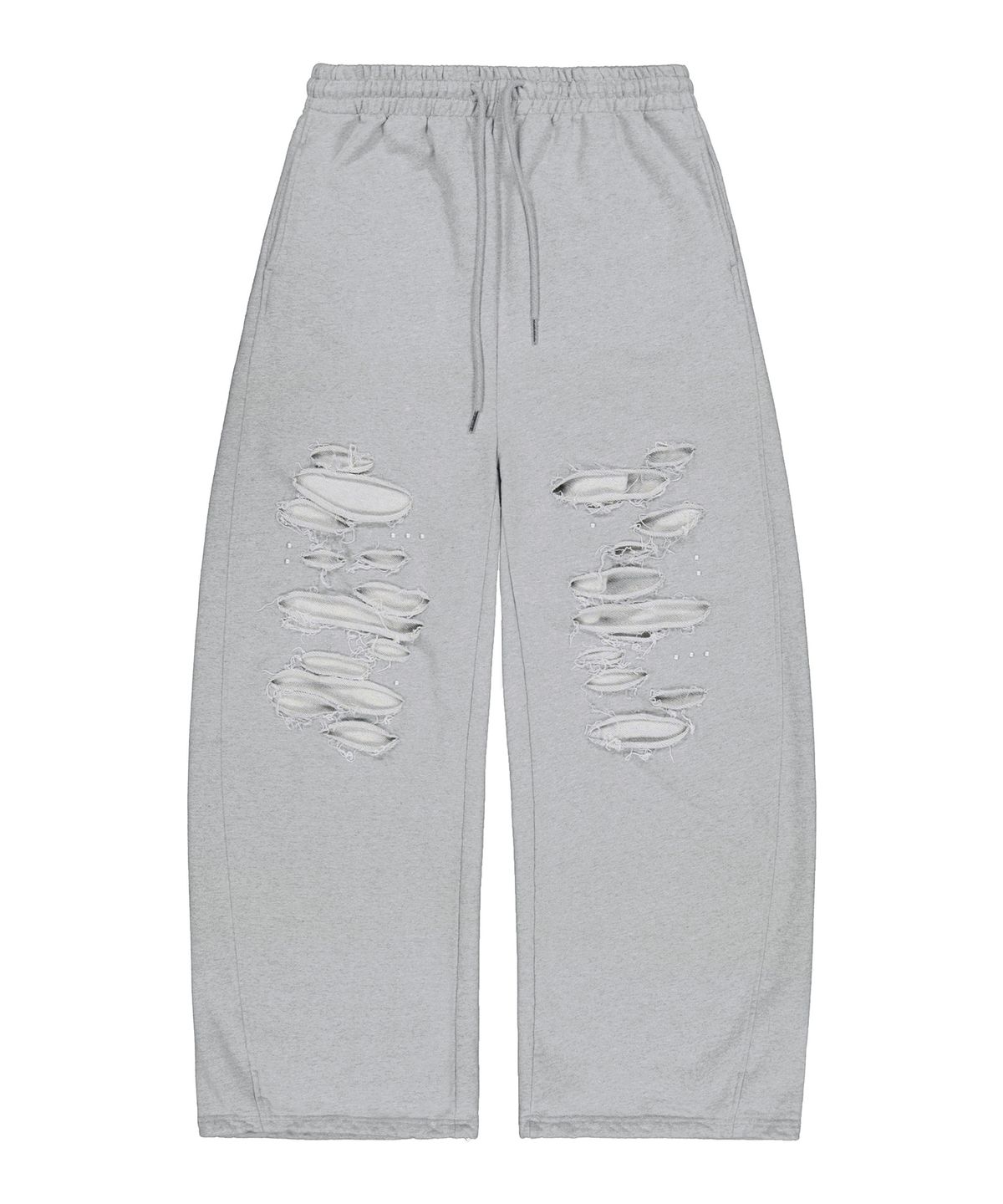 락케이크(ROCKCAKE) Cross Hotfix Damage Jogger - Gray
