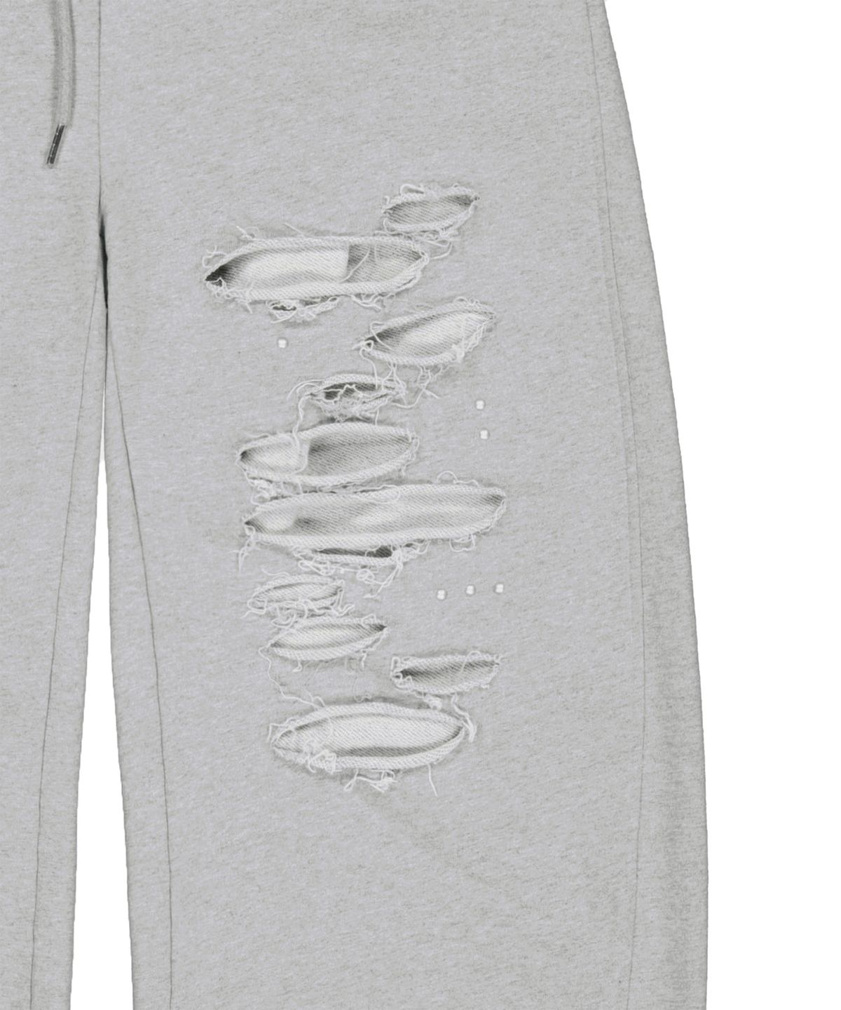 락케이크(ROCKCAKE) Cross Hotfix Damage Jogger - Gray