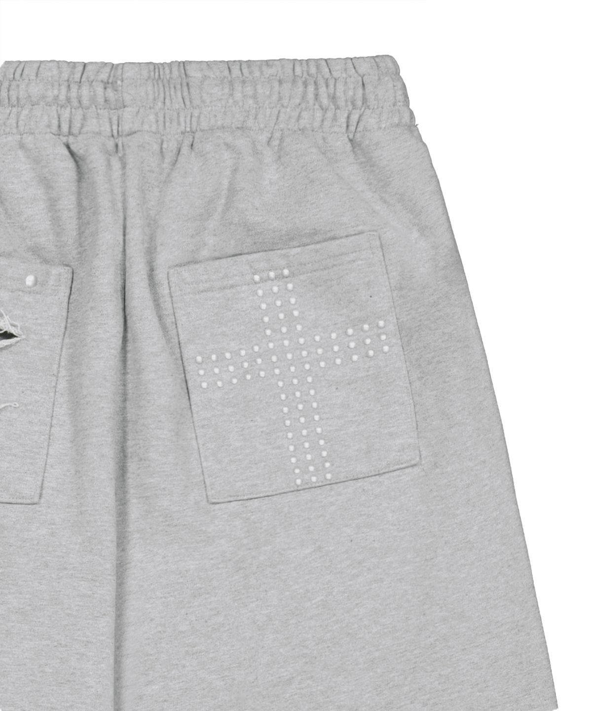 락케이크(ROCKCAKE) Cross Hotfix Damage Jogger - Gray