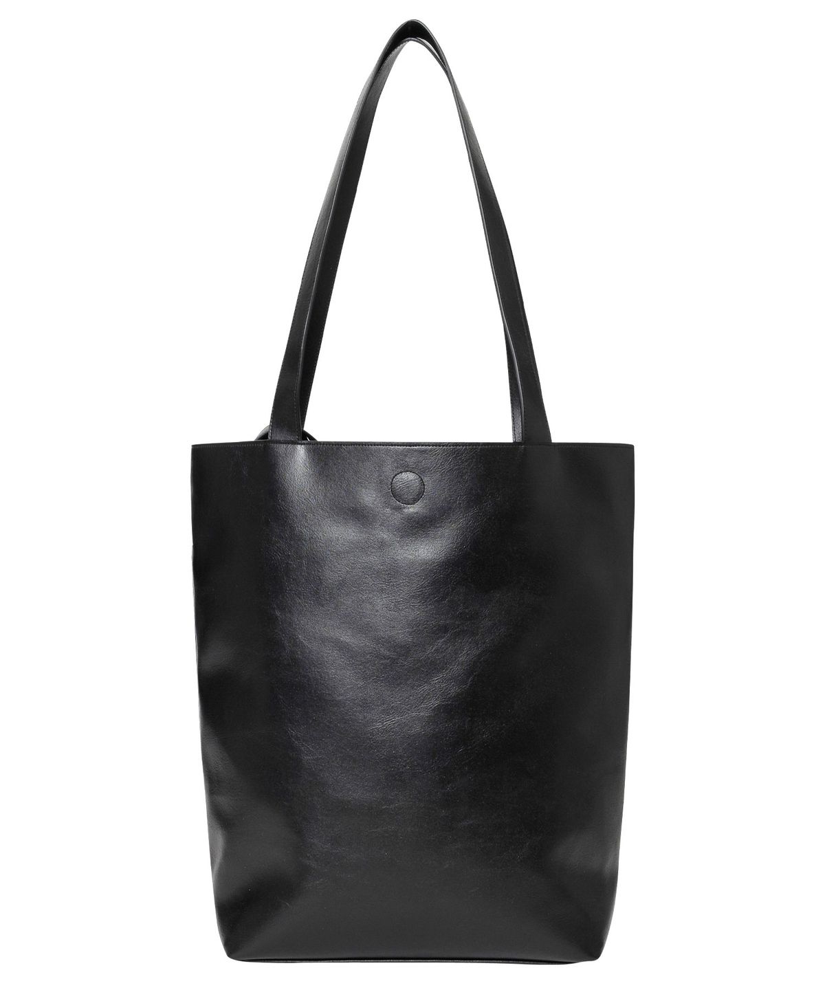 아조바이아조(AJOBYAJO) Vegan Leather Dual Tote Bag [BLACK]